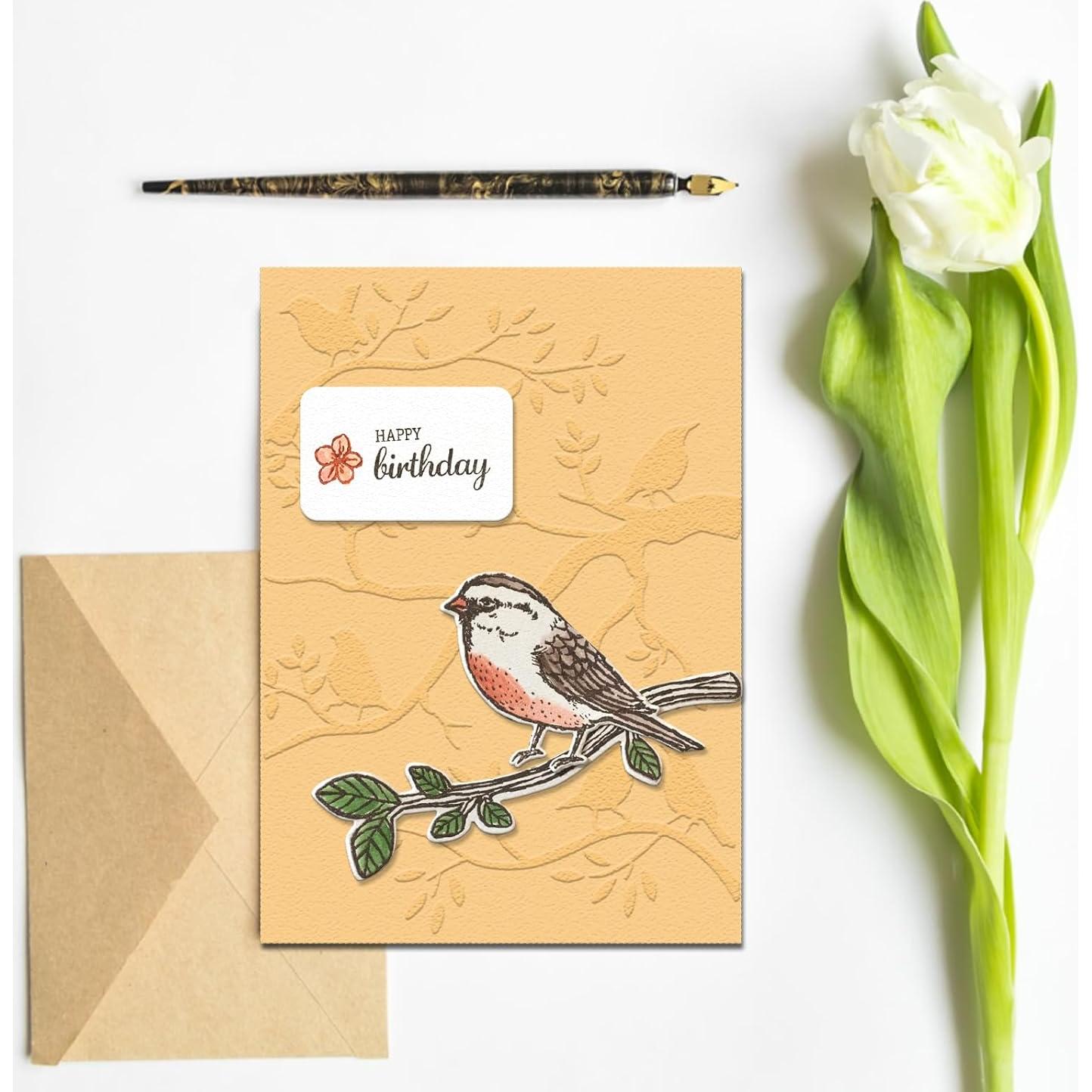 Carpeta de Embossing 3D Aves en Ramas On-Airstore