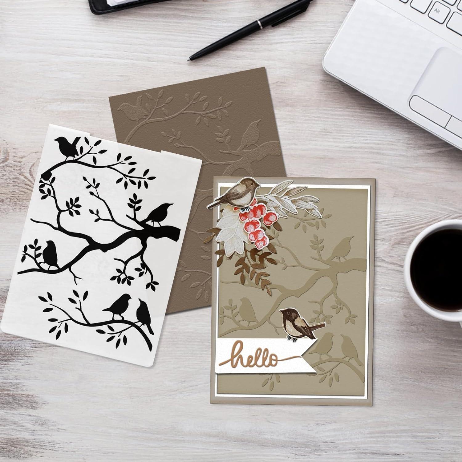 Carpeta de Embossing 3D Aves en Ramas On-Airstore