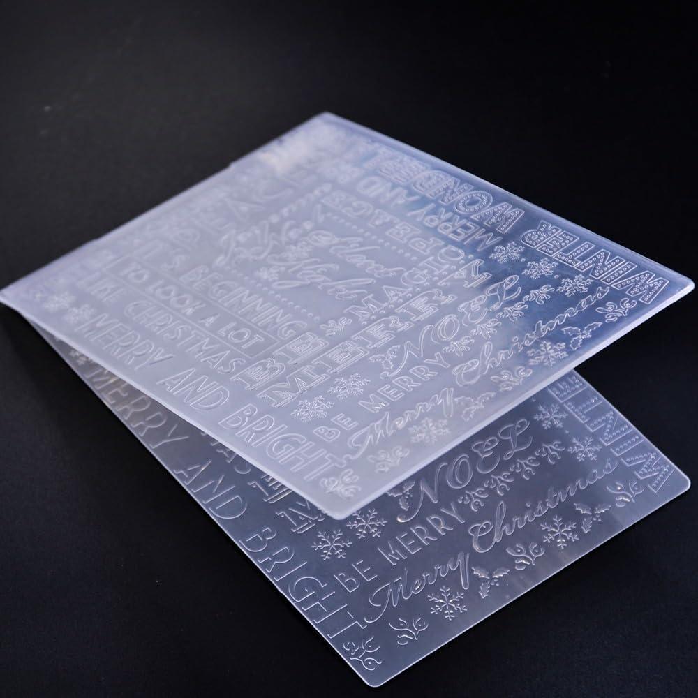 Plantilla de Embossing Kwellam 12.5x17.7cm para Manualidades