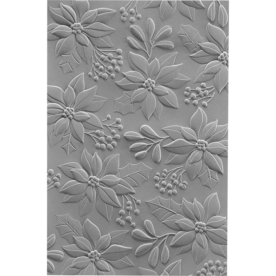 Carpeta de Embossing 3D Spellbinders Poinsettias 14x21.6 cm