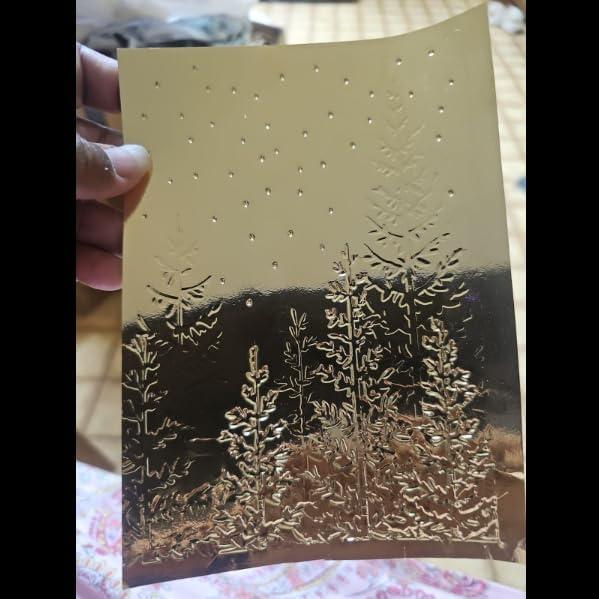 Plantilla de Embossing KWELLAM 3080401 para Scrapbooking 12.5x17.7cm