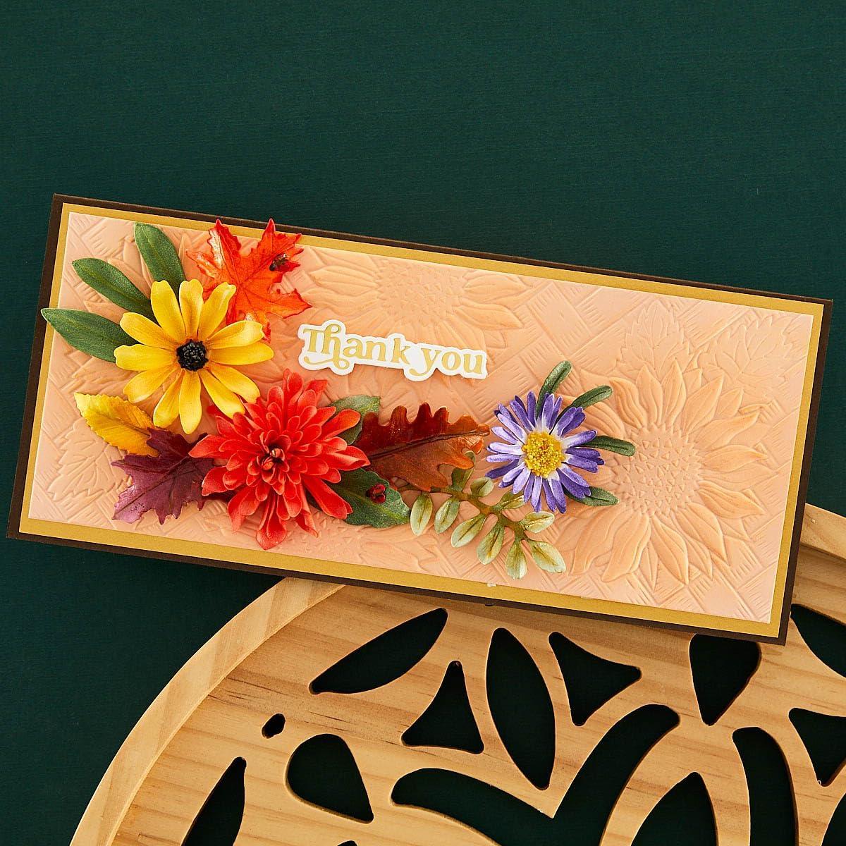 Carpeta de Embossing 3D Susan Tierney-Cockburn Girasoles 8.9x21.6cm