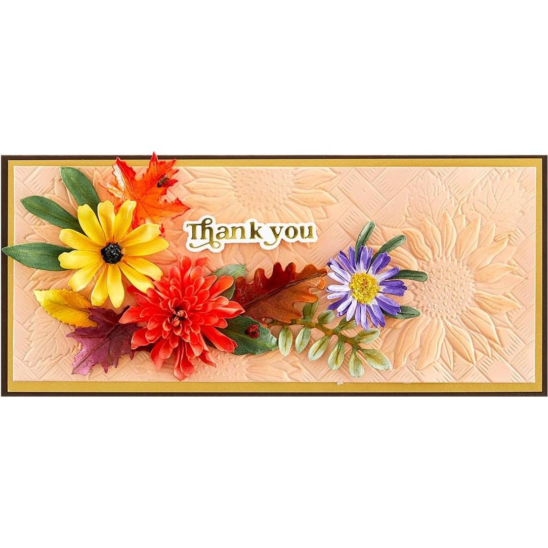 Carpeta de Embossing 3D Susan Tierney-Cockburn Girasoles 8.9x21.6cm