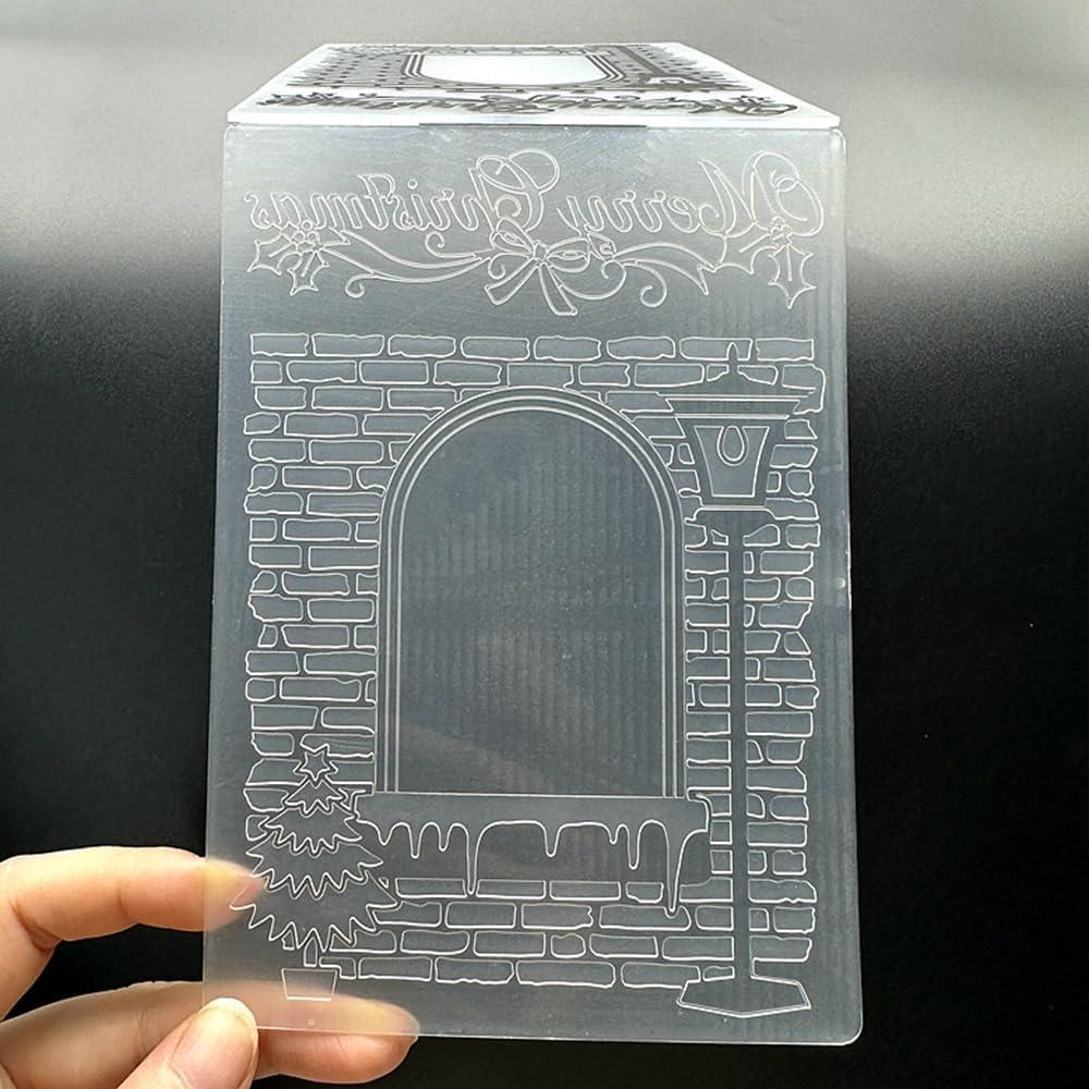 Plantilla de Embosado 3D A6 para Tarjetas y Scrapbooking