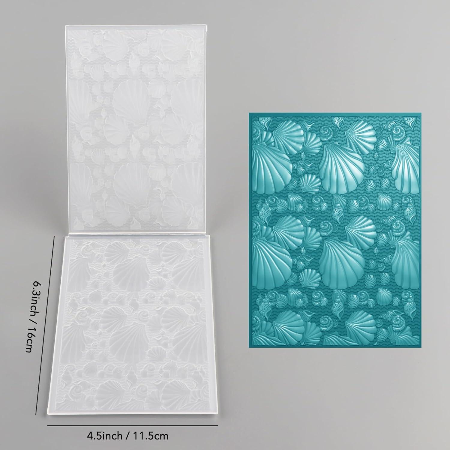 Carpeta de Relieve 3D Briartw 16.3x11.5cm para Scrapbooking