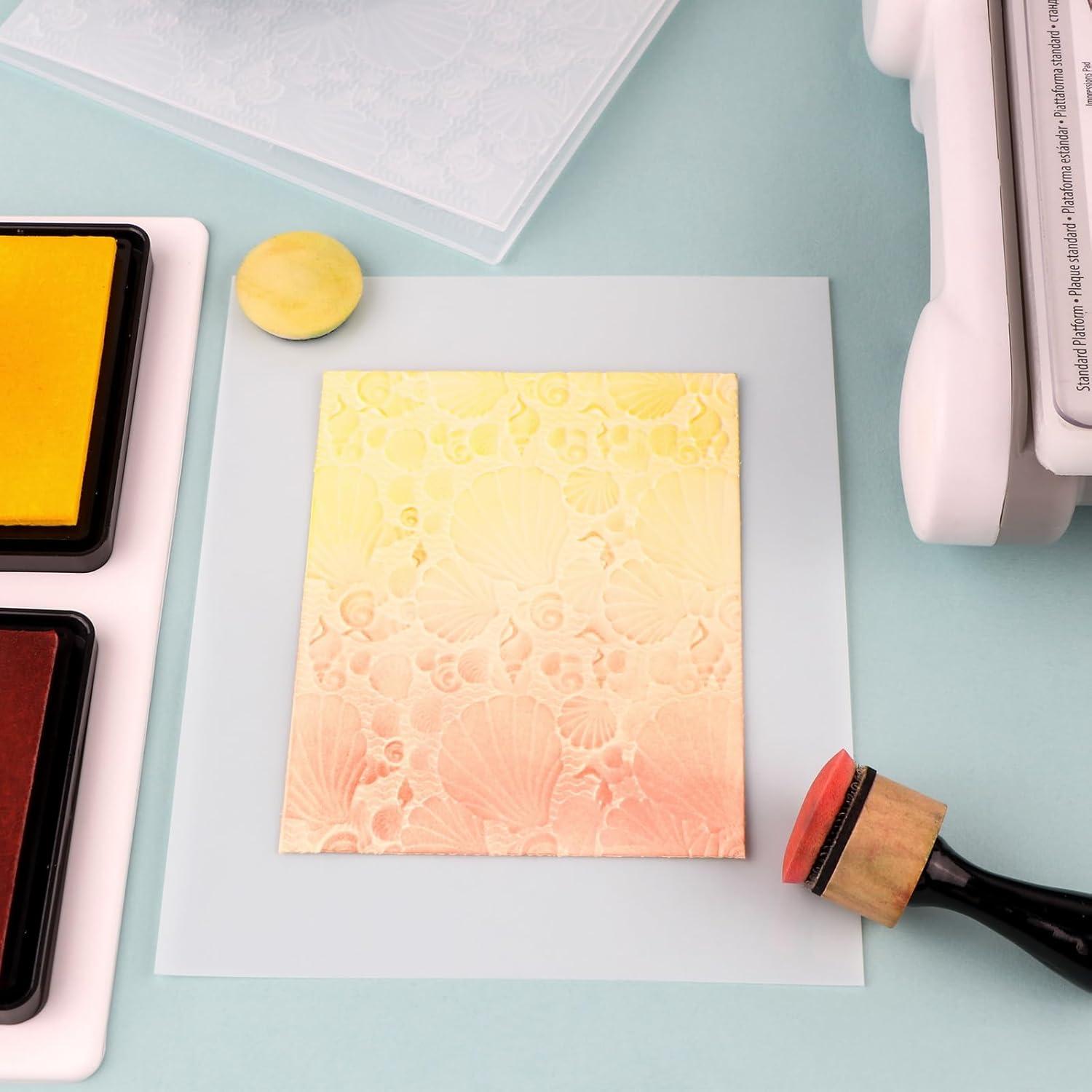 Carpeta de Relieve 3D Briartw 16.3x11.5cm para Scrapbooking