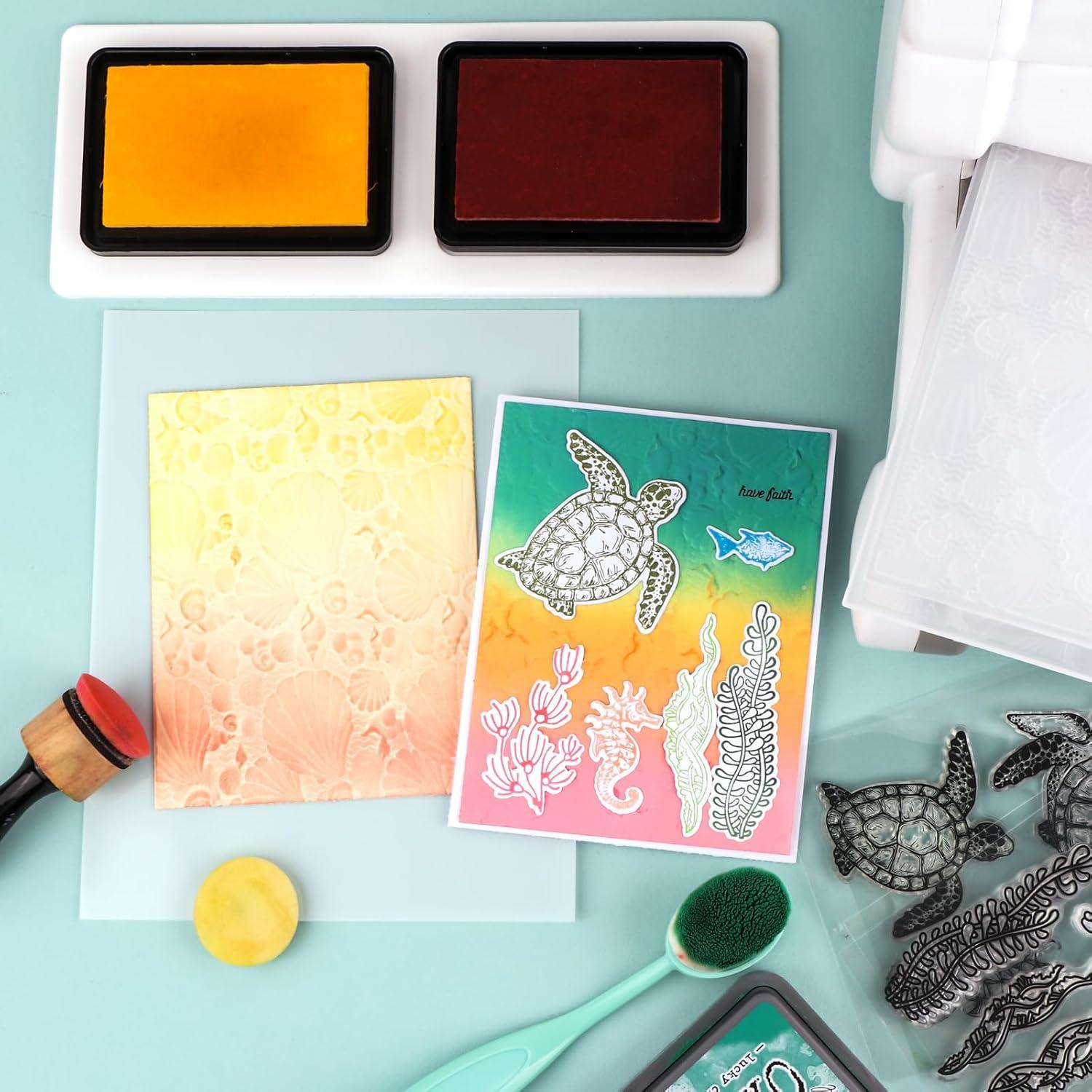 Carpeta de Relieve 3D Briartw 16.3x11.5cm para Scrapbooking