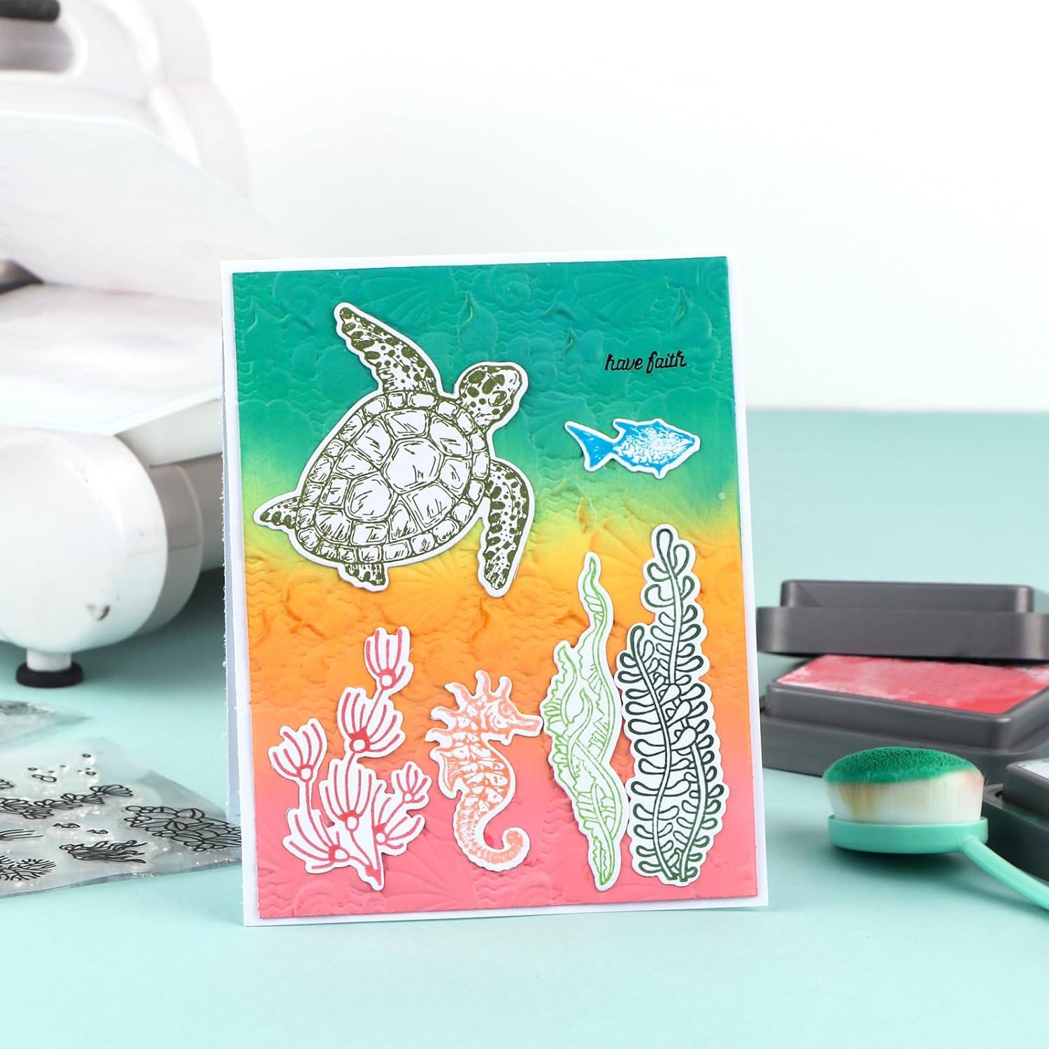 Carpeta de Relieve 3D Briartw 16.3x11.5cm para Scrapbooking