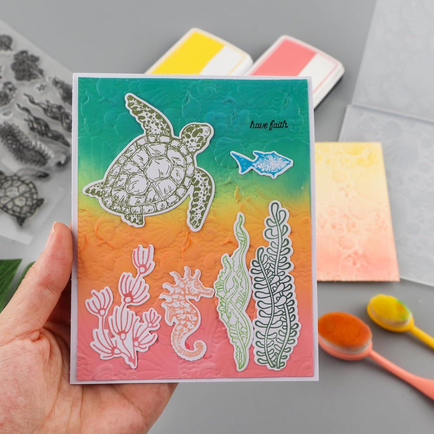 Carpeta de Relieve 3D Briartw 16.3x11.5cm para Scrapbooking