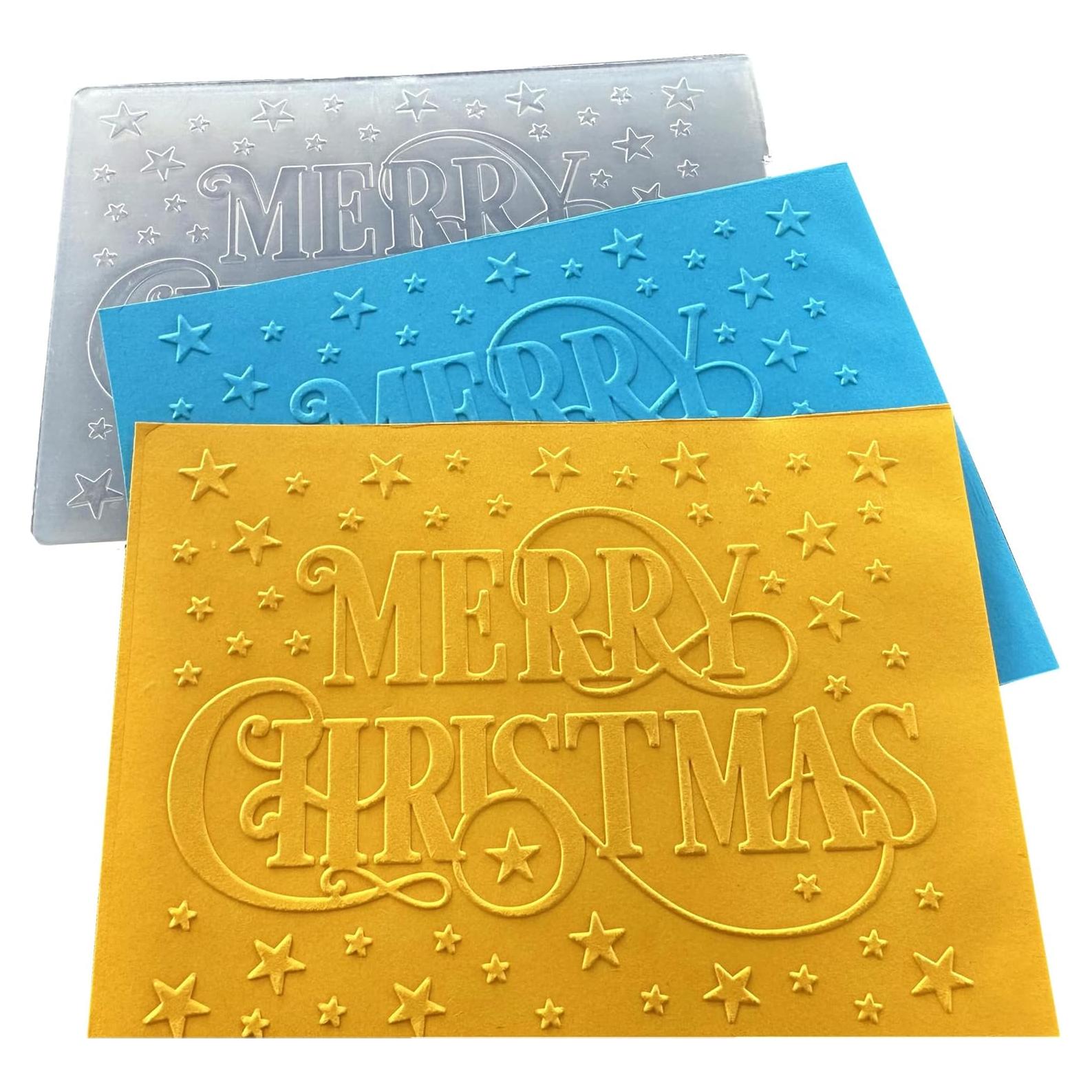 Carpeta de Embossing Arbuya Feliz Navidad 10.6x14.5cm