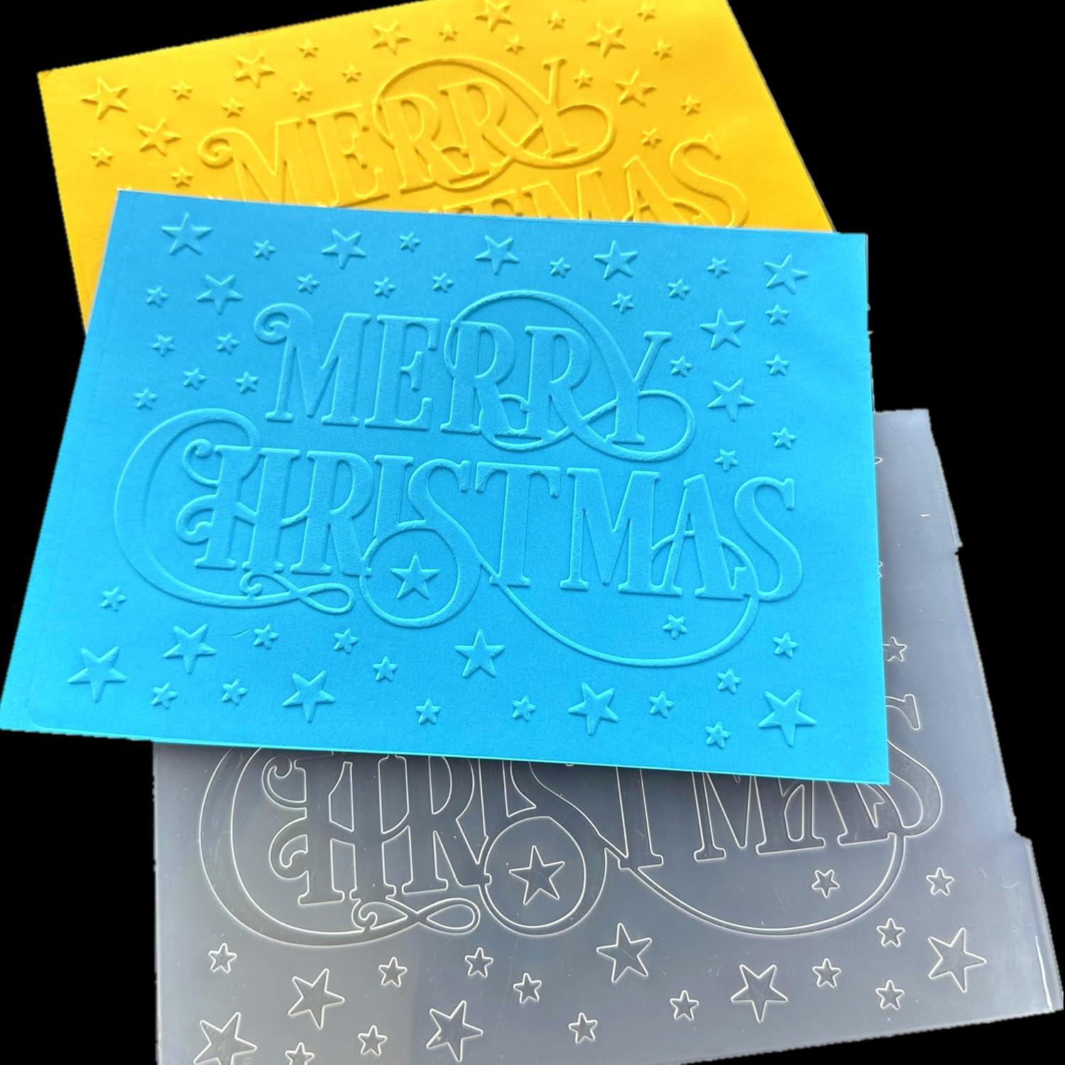 Carpeta de Embossing Arbuya Feliz Navidad 10.6x14.5cm