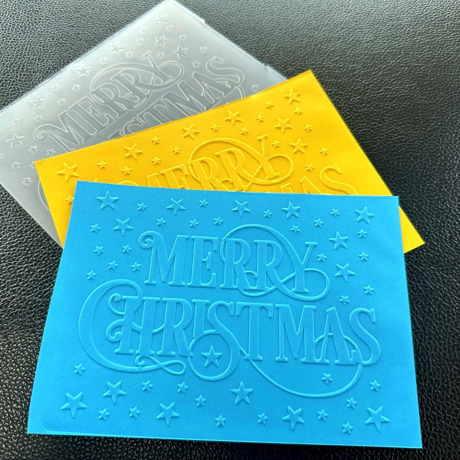 Carpeta de Embossing Arbuya Feliz Navidad 10.6x14.5cm