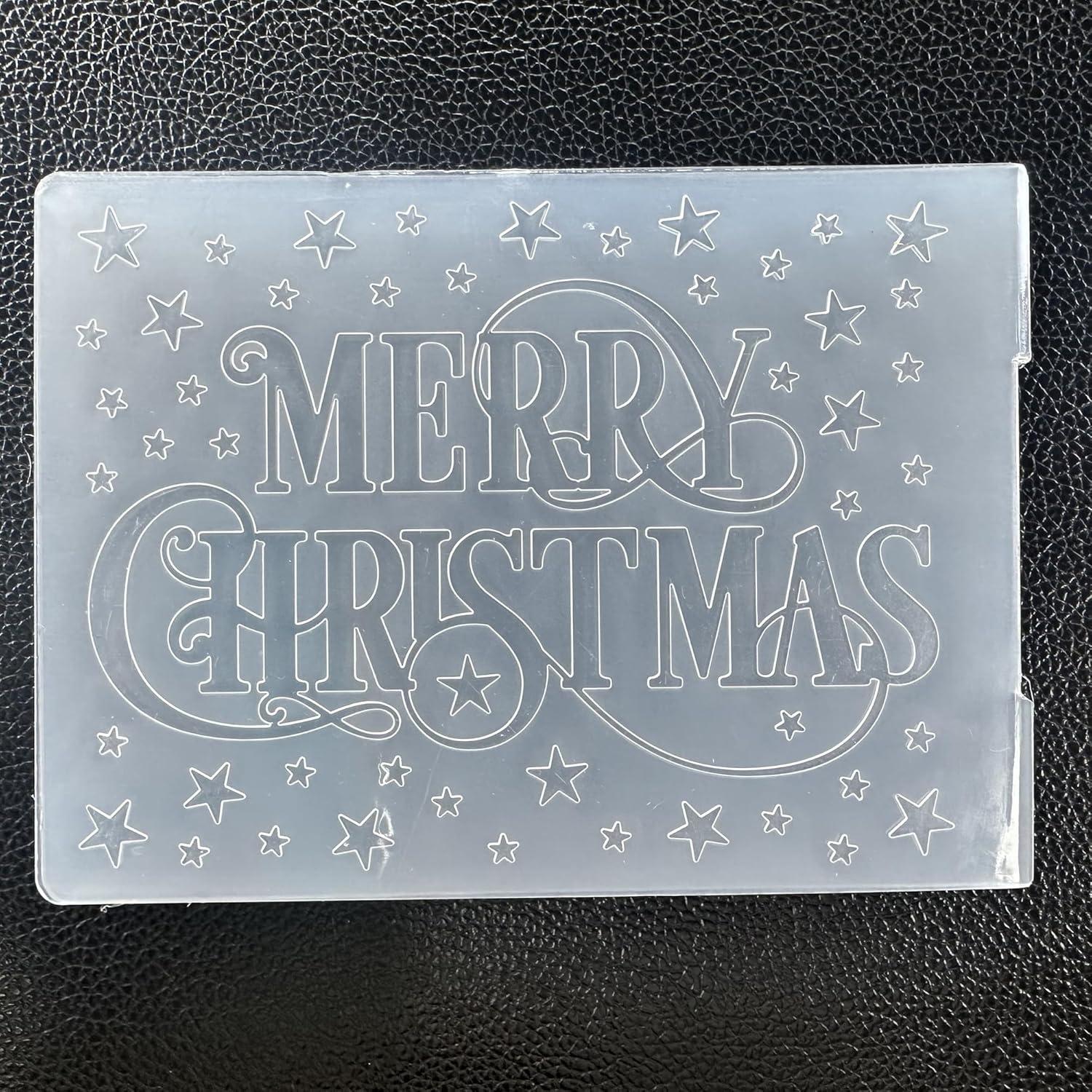 Carpeta de Embossing Arbuya Feliz Navidad 10.6x14.5cm