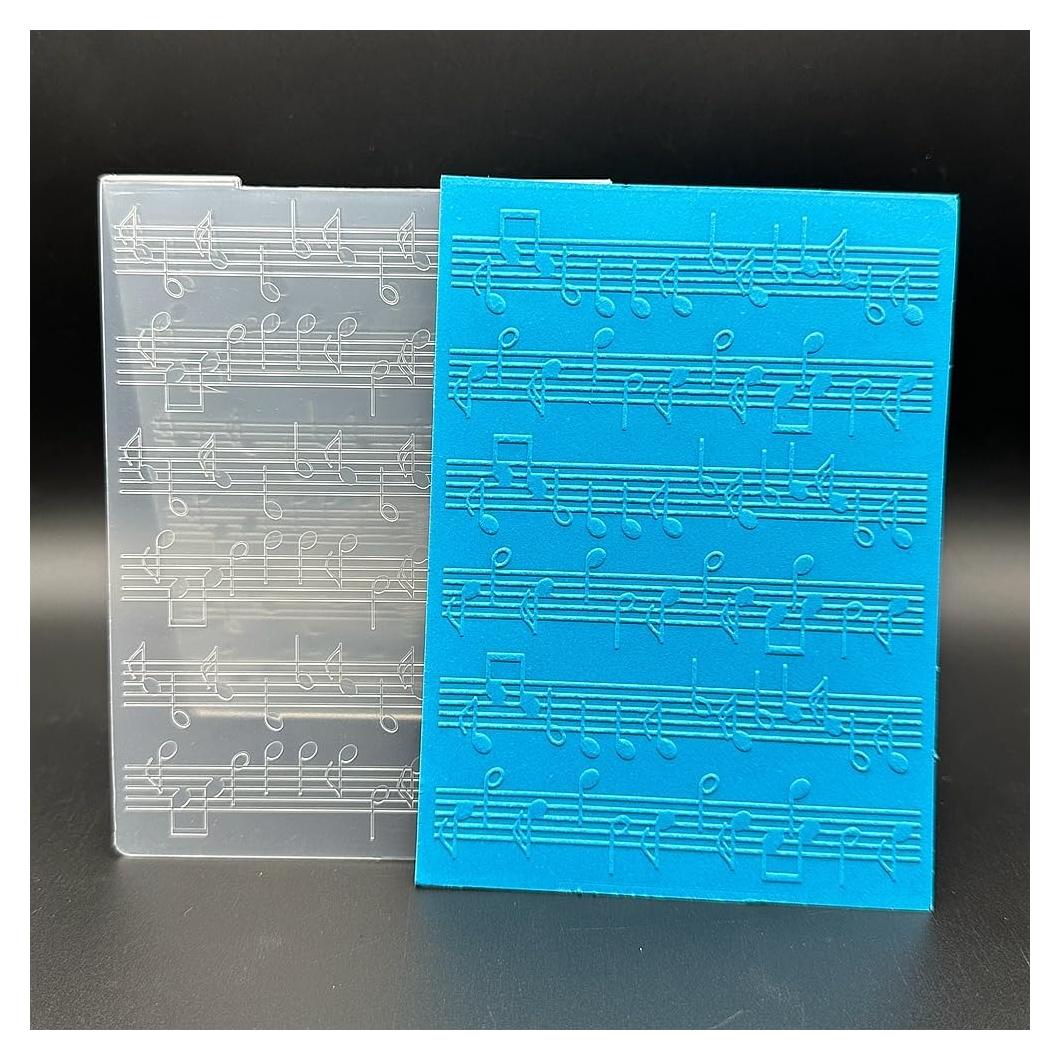 Plantilla de embosado 3D de plástico A6 para tarjetas y scrapbooking