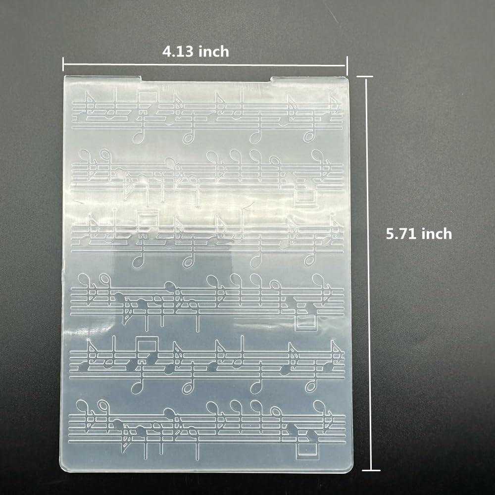 Plantilla de embosado 3D de plástico A6 para tarjetas y scrapbooking