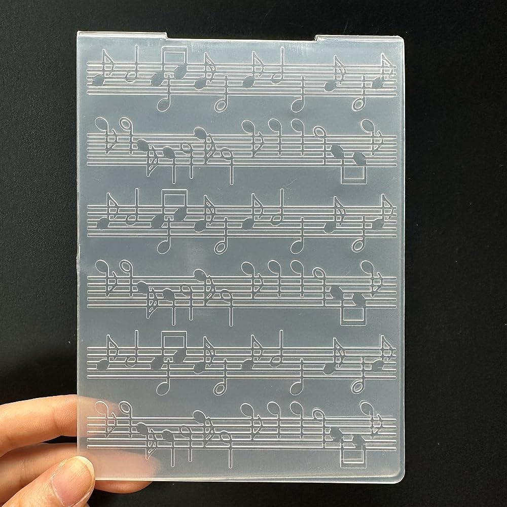 Plantilla de embosado 3D de plástico A6 para tarjetas y scrapbooking