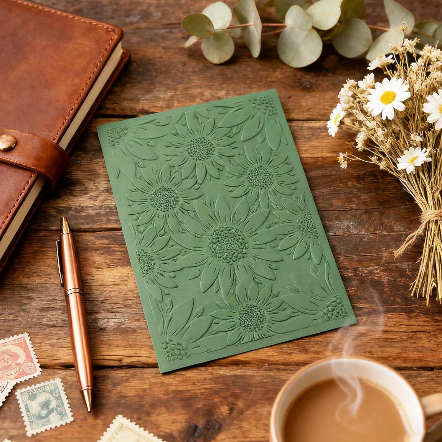 Carpeta de Embossing 3D Girasol Pretwad 12.7x17.8 cm