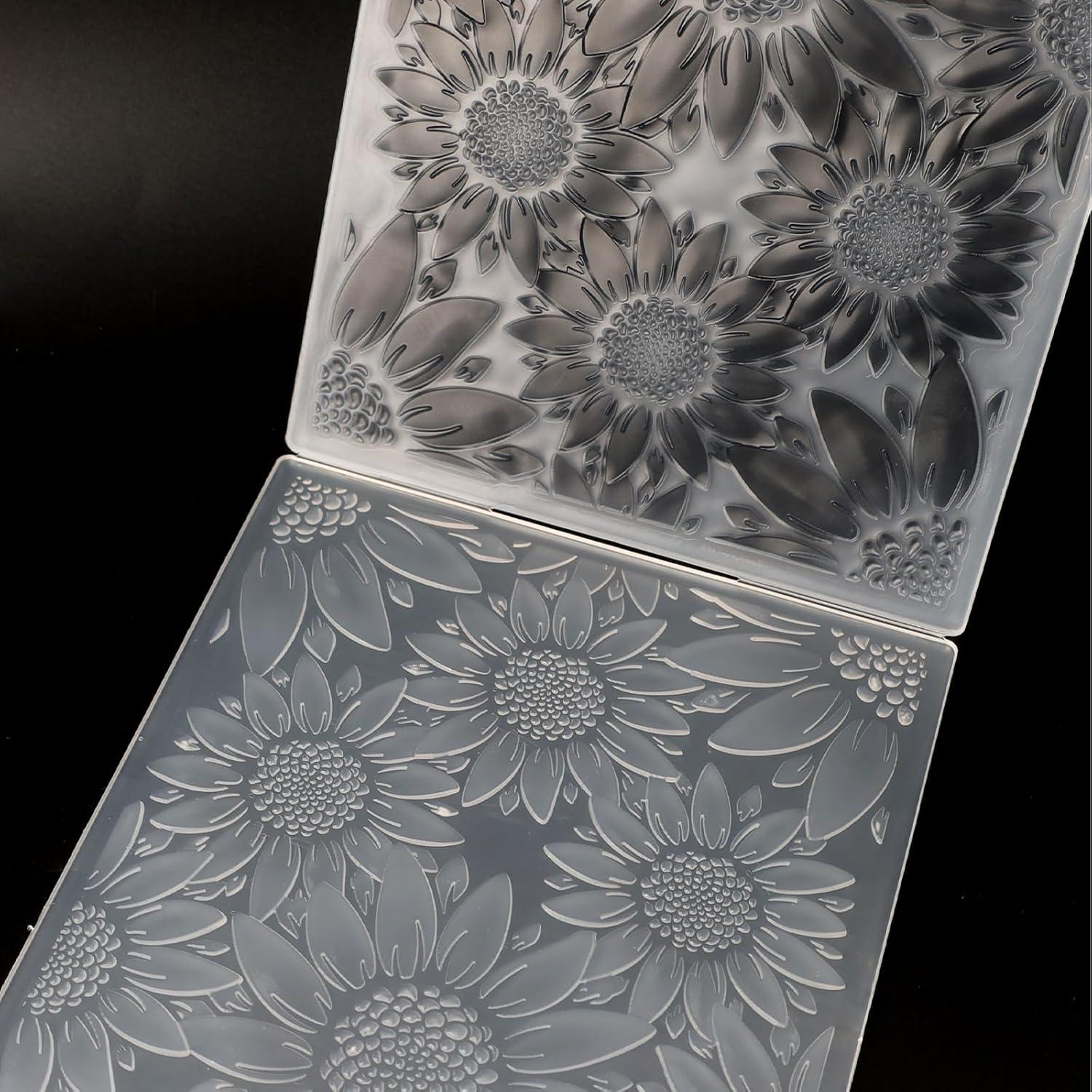 Carpeta de Embossing 3D Girasol Pretwad 12.7x17.8 cm