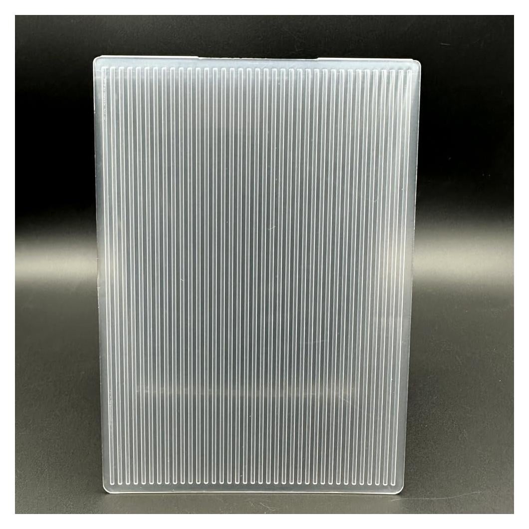 Plantilla de Embosado Plástico 3D A6 Rayas Verticales