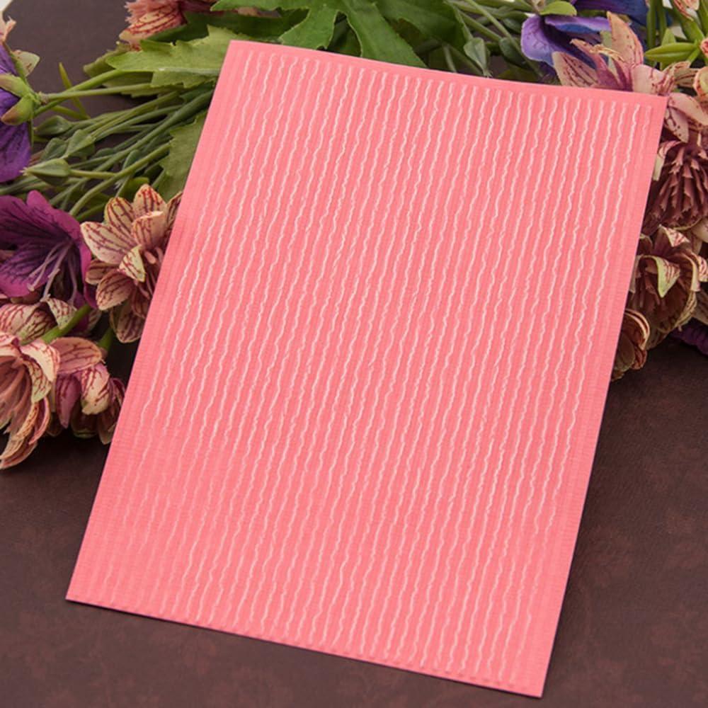 Plantilla de Embosado Plástico 3D A6 Rayas Verticales