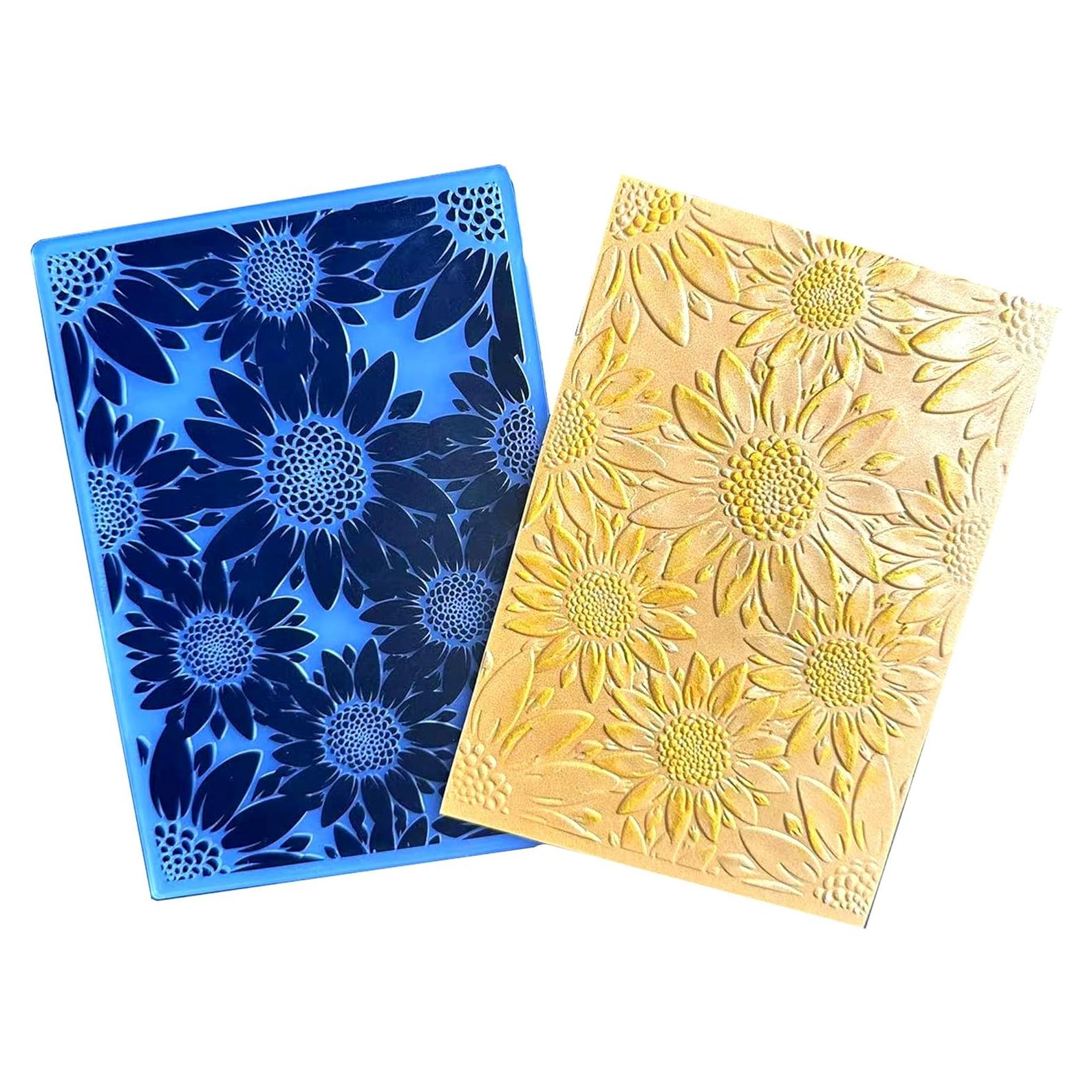 Carpeta de Embossing 3D Arbuya Girasoles 12.7x17.8cm