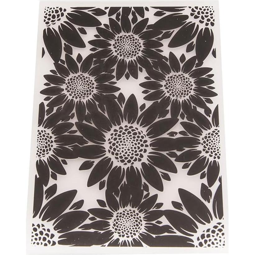 Carpeta de Embossing 3D Arbuya Girasoles 12.7x17.8cm
