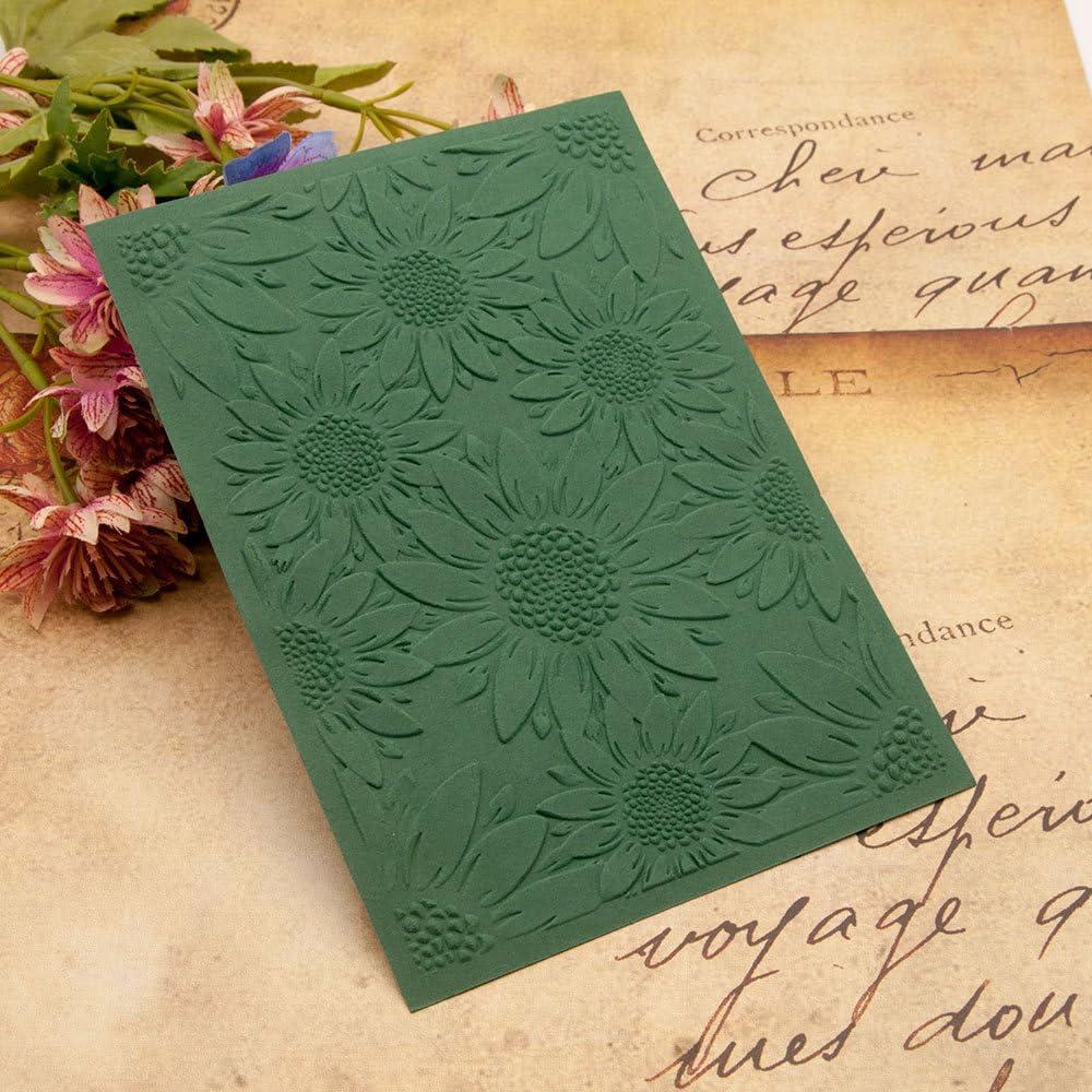 Carpeta de Embossing 3D Arbuya Girasoles 12.7x17.8cm