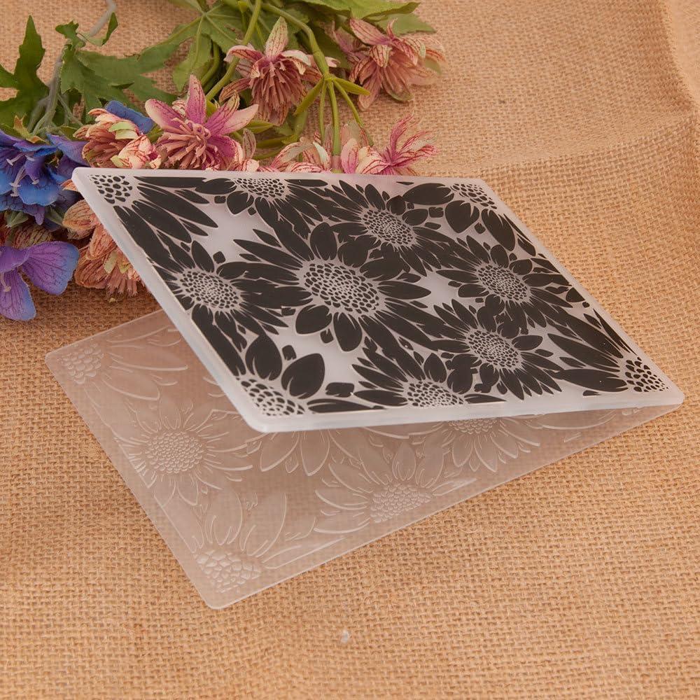 Carpeta de Embossing 3D Arbuya Girasoles 12.7x17.8cm