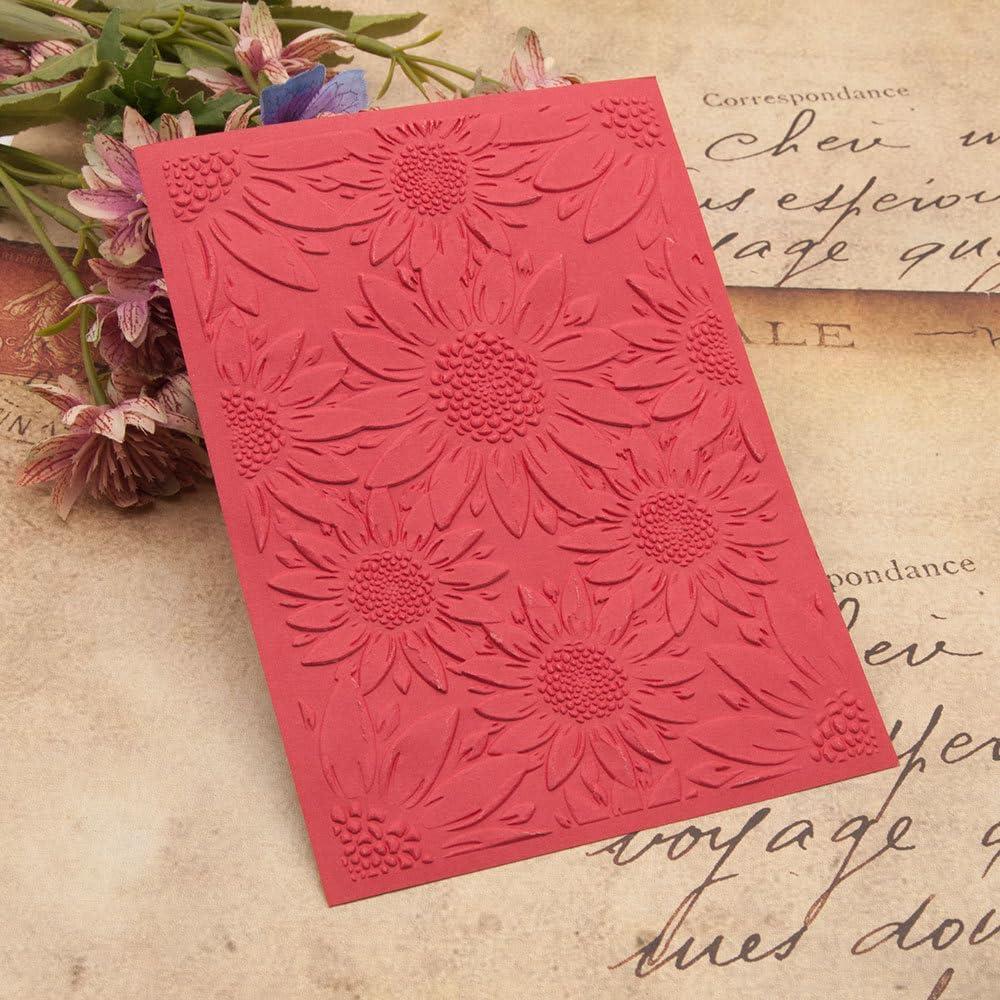 Carpeta de Embossing 3D Arbuya Girasoles 12.7x17.8cm