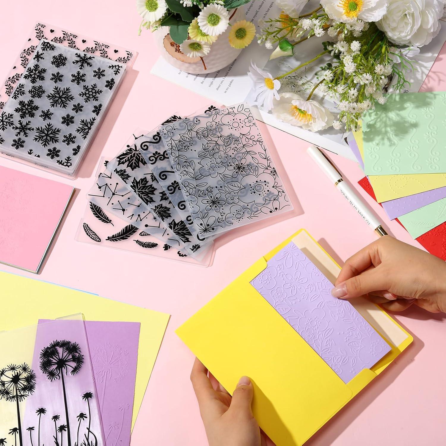 Mumufy 12 Carpetas de Relieve para Tarjetas 15x10.5cm