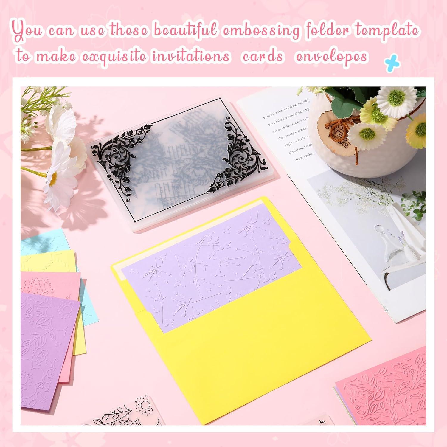 Mumufy 12 Carpetas de Relieve para Tarjetas 15x10.5cm