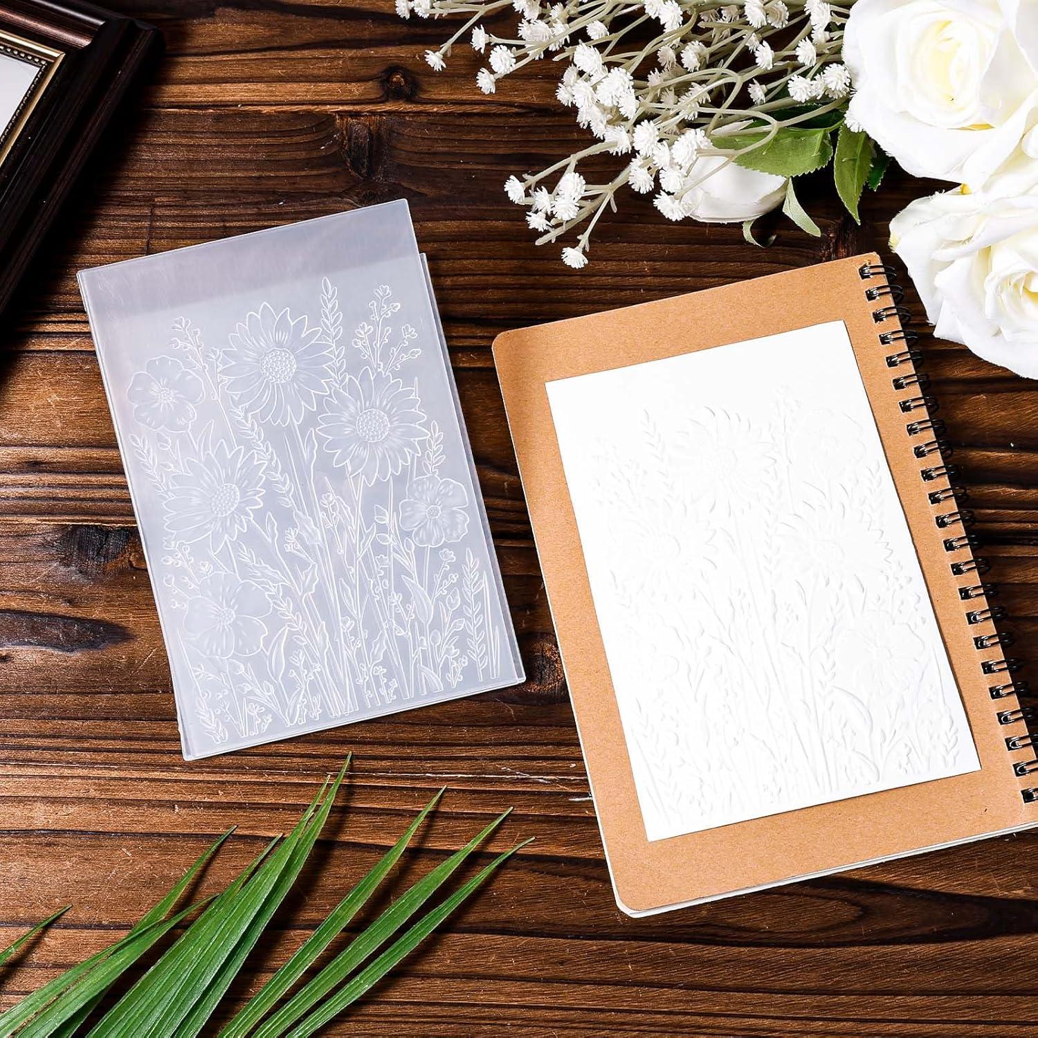 2 Carpetas de Relieve 3D Gosknor 11.4x16 cm para Scrapbooking