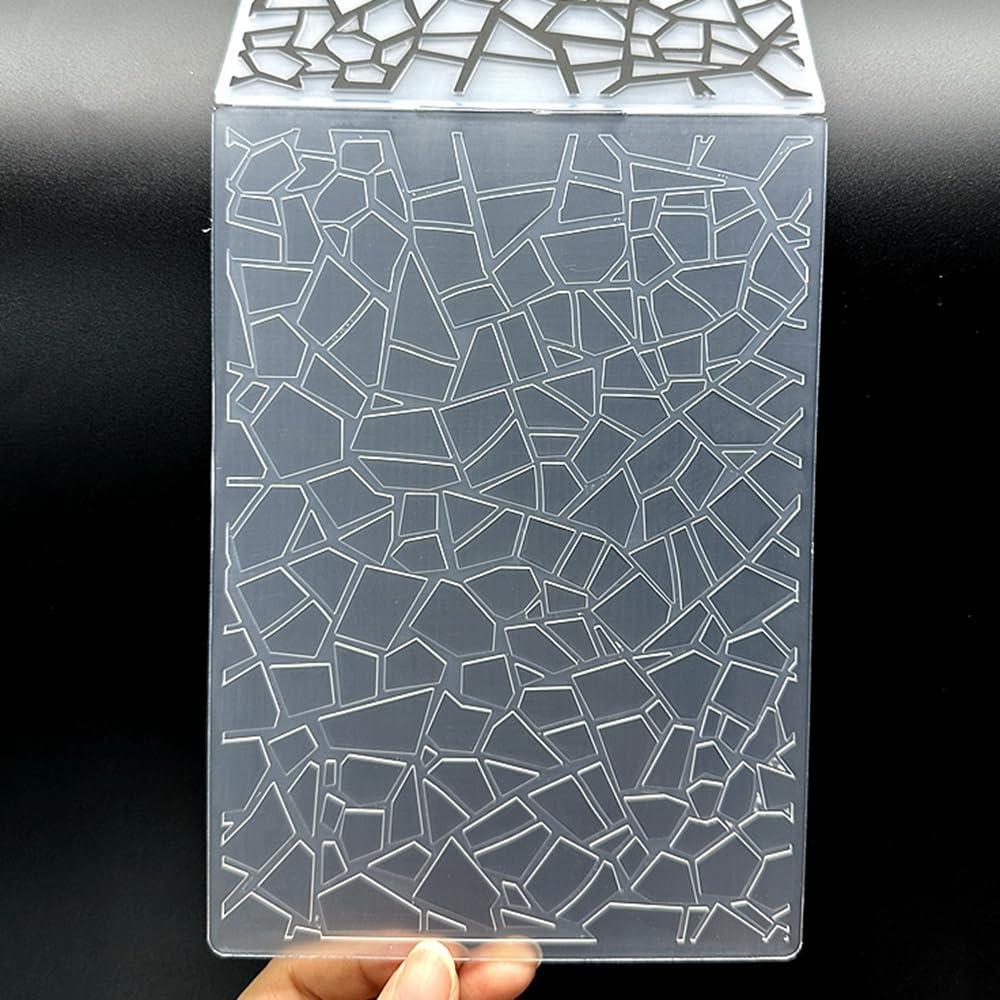 Plantilla de Embosado 3D Plástico 12.7x17.8 cm para Scrapbooking