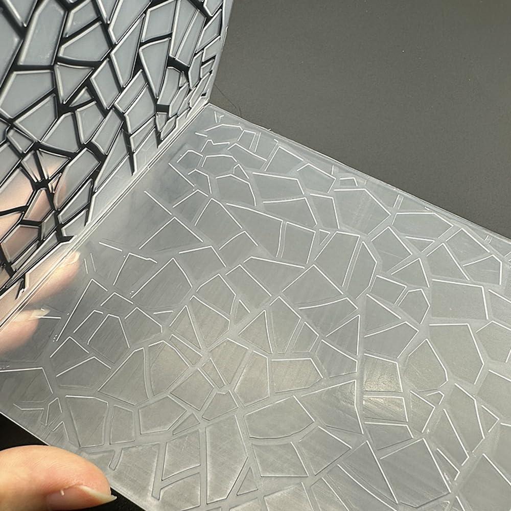 Plantilla de Embosado 3D Plástico 12.7x17.8 cm para Scrapbooking