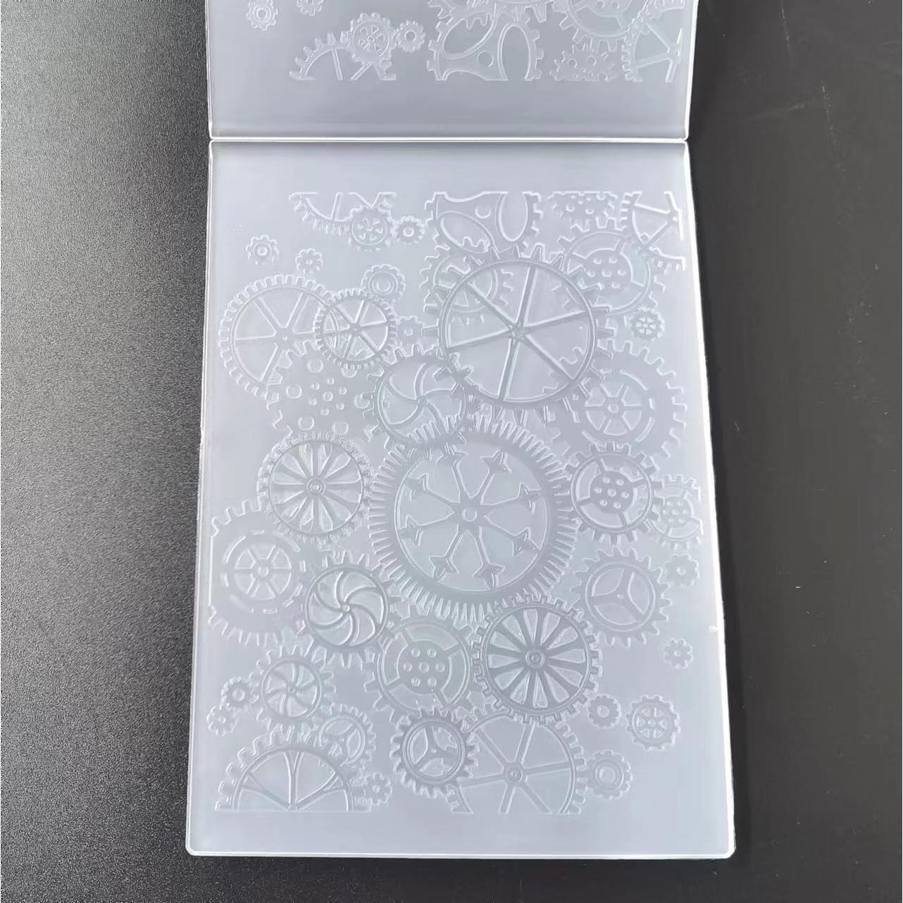 Carpeta de Relieve 3D WooYangFun para Tarjetas DIY Floral 10.16x15.24 cm