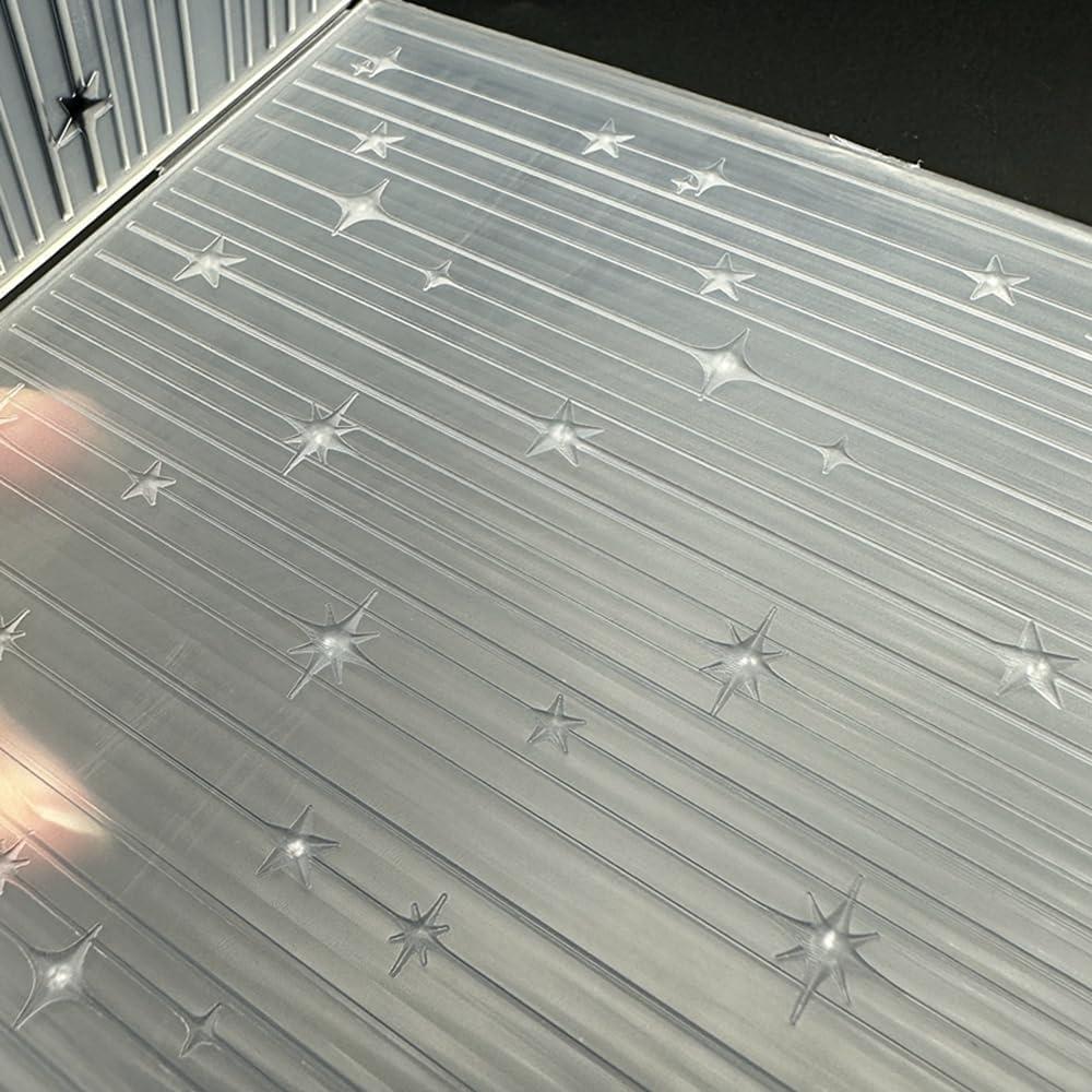 Plantilla de Embosado 3D Zhxcgooyx 12.7x17.8 cm Textura Estrellas