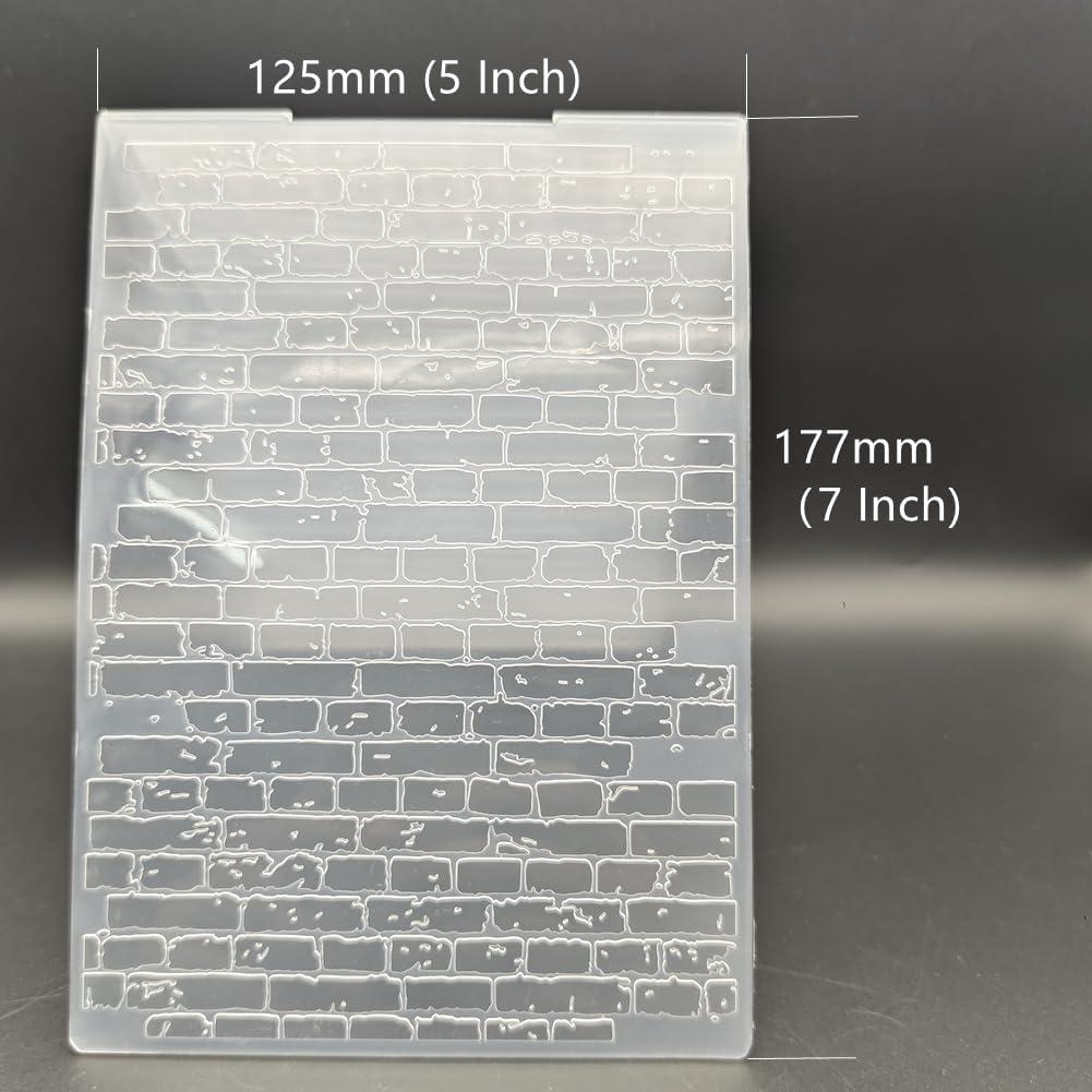 Carpeta de Relieve Plástico 12.7x17.8 cm Guanyu para Scrapbooking