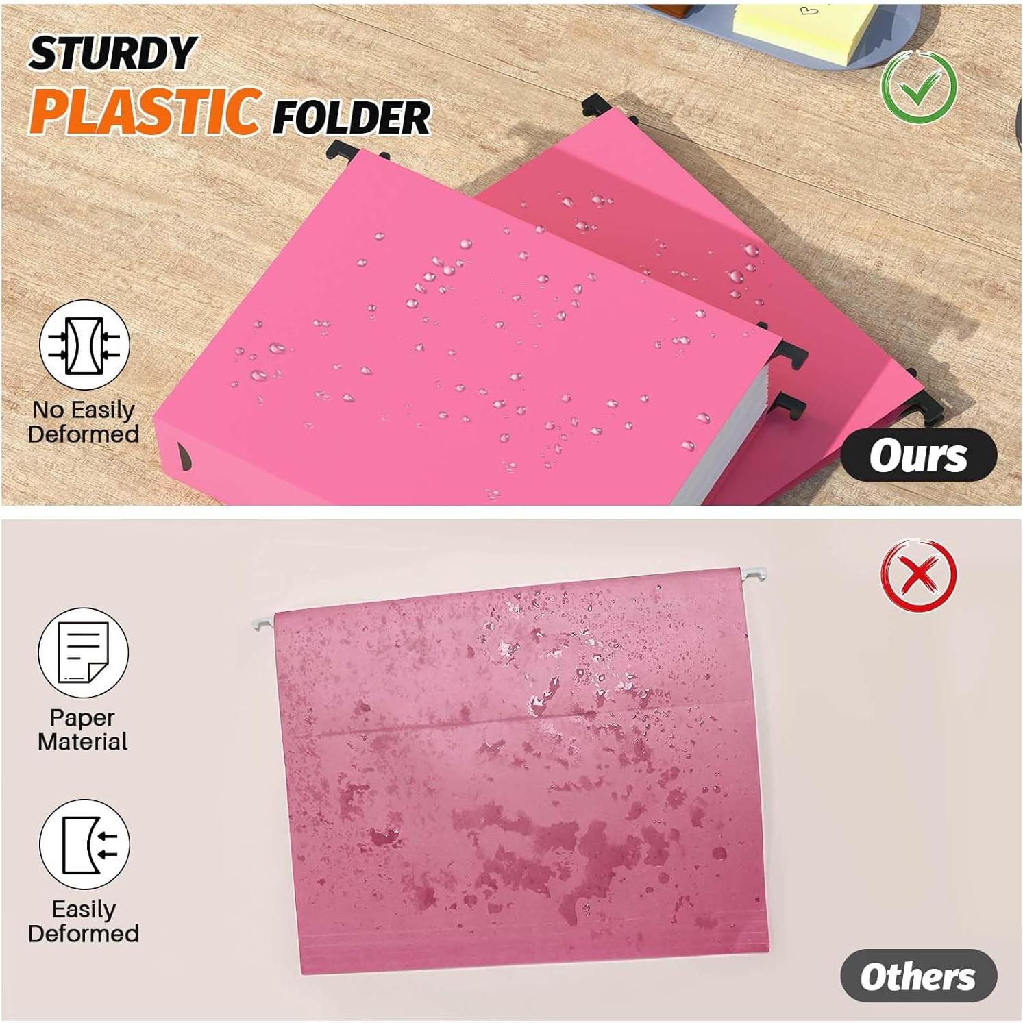 Carpeta Colgante Plástica SHUTEX 12 Unidades 23.5x30cm