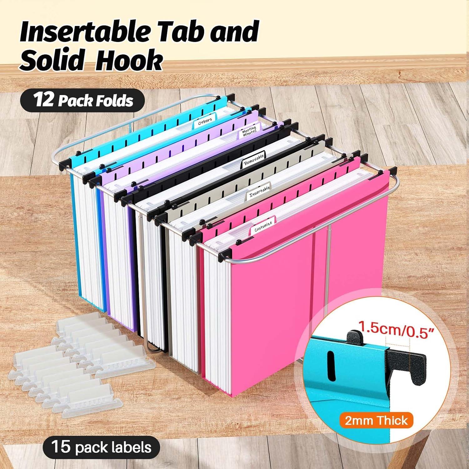 Carpeta Colgante Plástica SHUTEX 12 Unidades 23.5x30cm