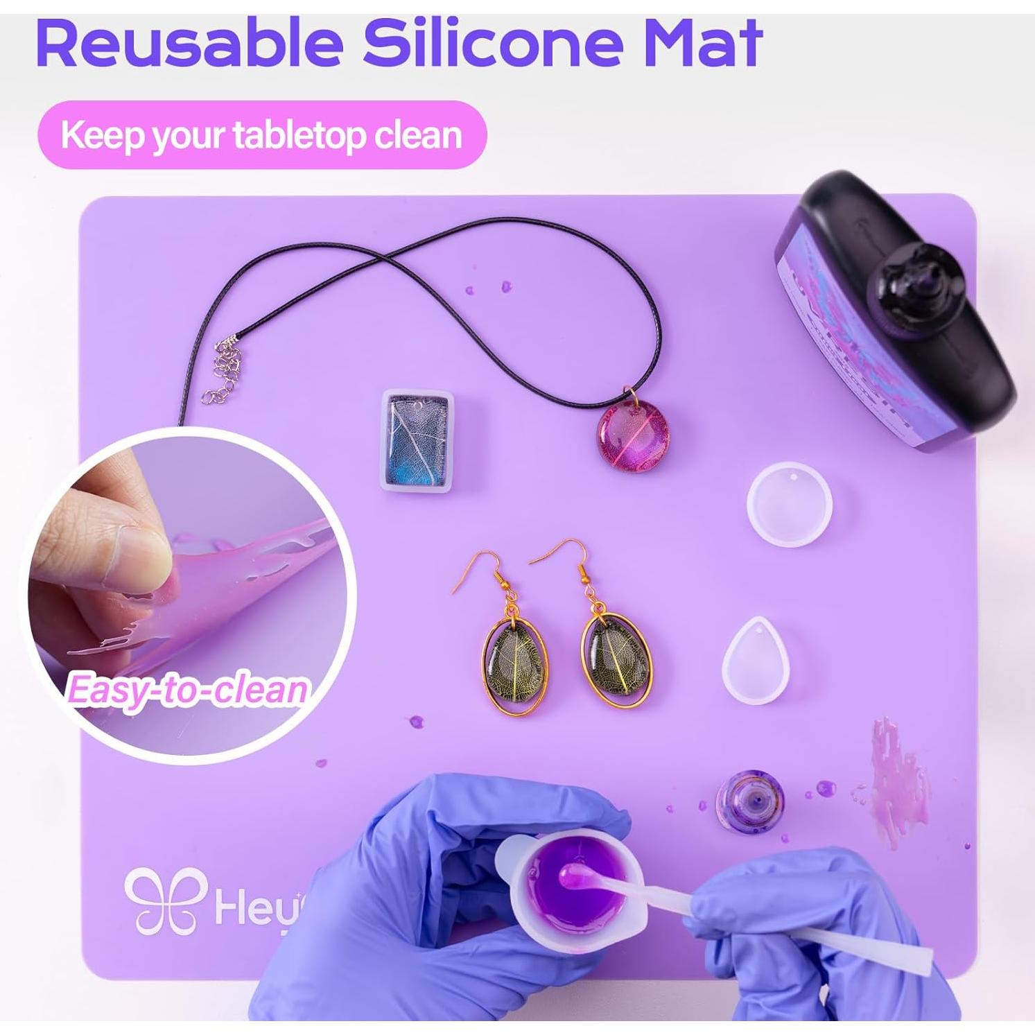 Resina Epóxica UV 250g HeyClear - Transparente Cristal para Manualidades