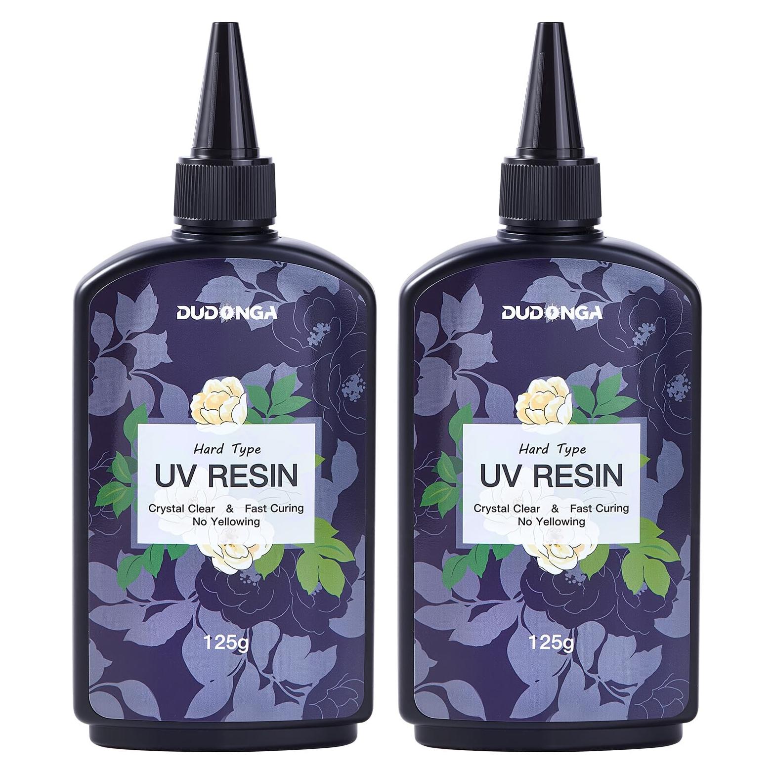 Resina UV 250g DUDONGA Epóxica Cristalina Secado Rápido