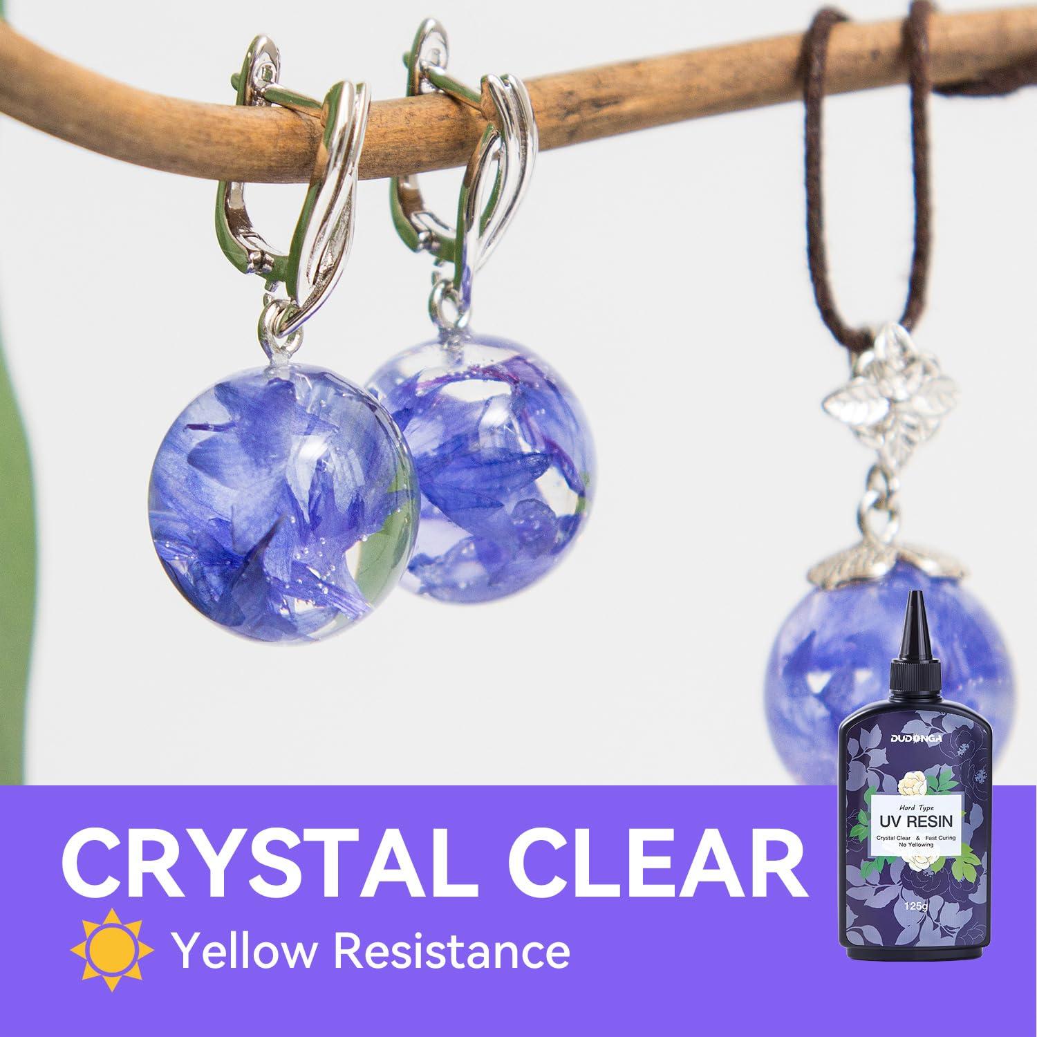 Resina UV 250g DUDONGA Epóxica Cristalina Secado Rápido