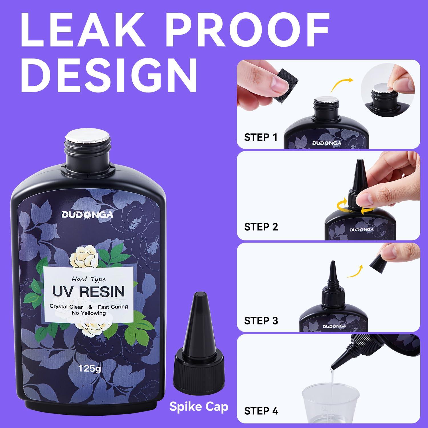 Resina UV 250g DUDONGA Epóxica Cristalina Secado Rápido