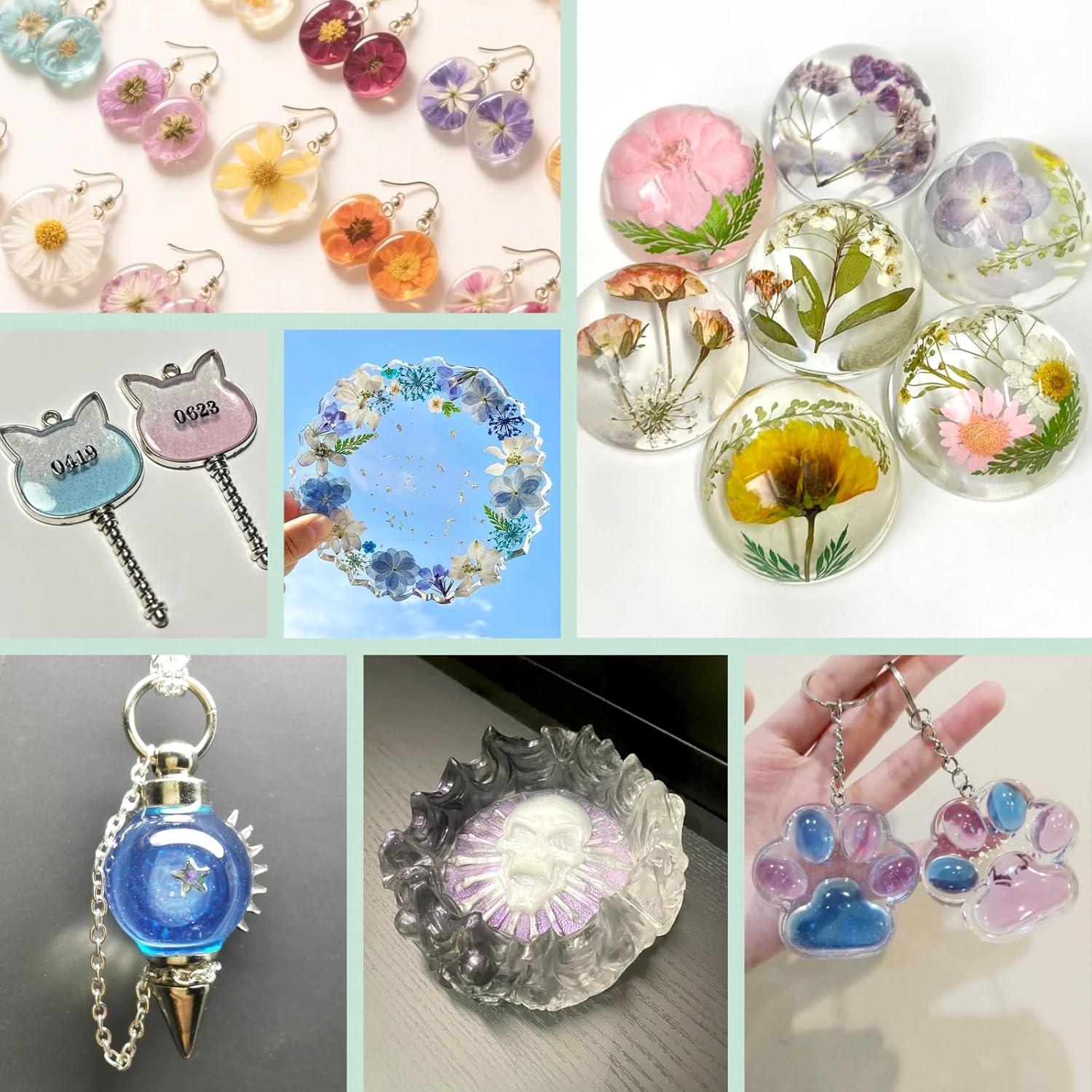 Resina UV Mejorada Anergoo 400g para Joyería y Manualidades