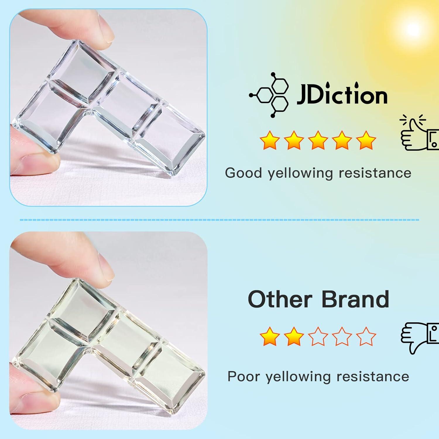 Resina UV Baja Viscosidad 300g JDiction Cristalina para Manualidades