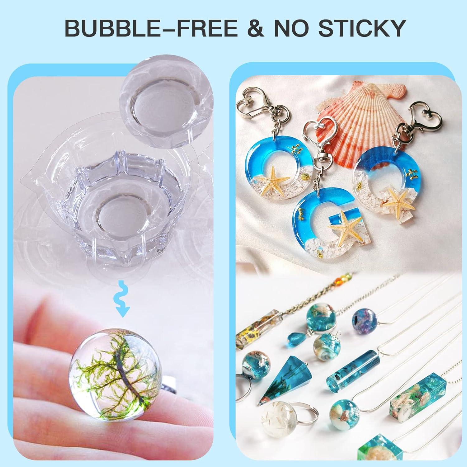 Kit de Resina UV JDiction 100g con Luz UV 12W para Manualidades