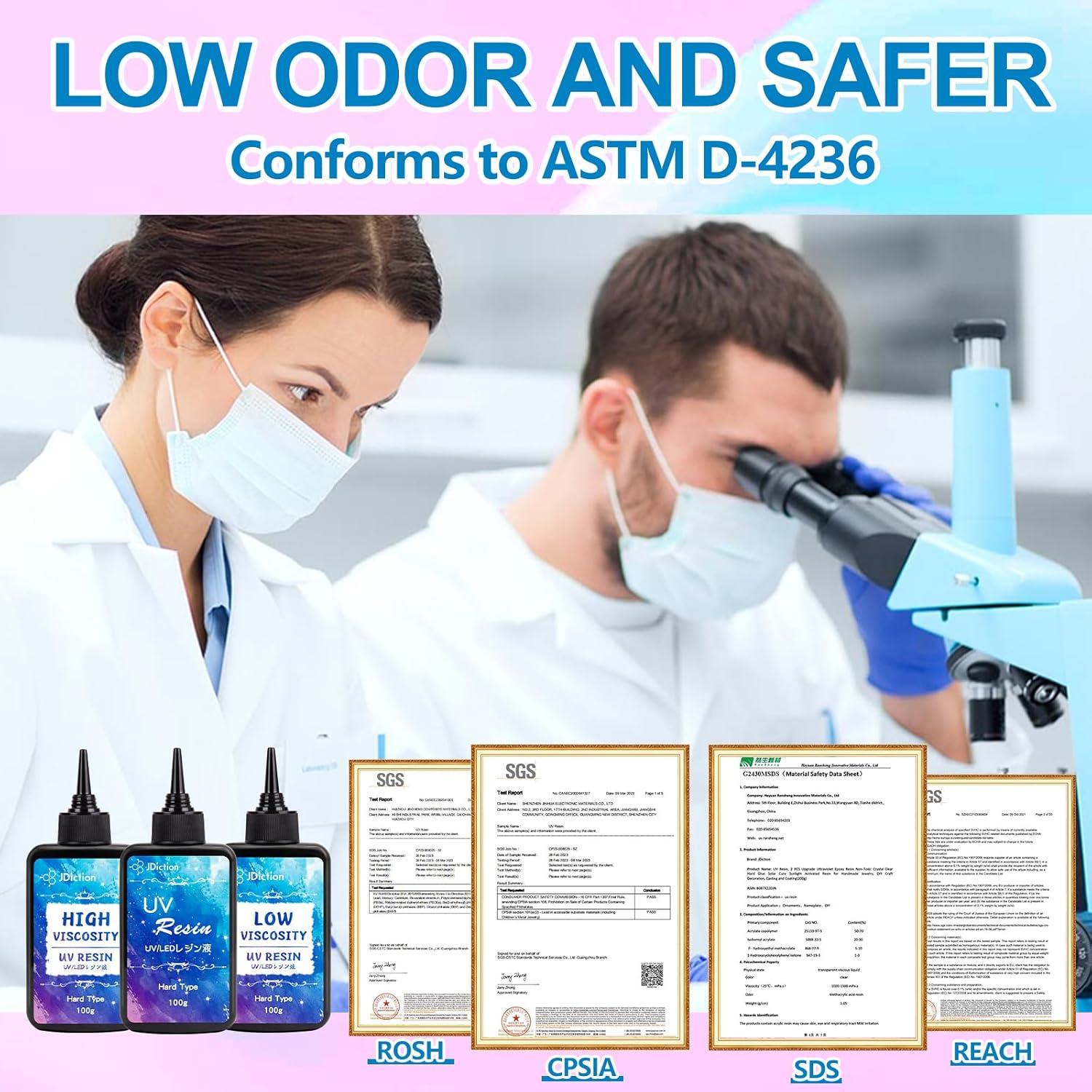 Paquete Trío Resina UV JDiction 300g - Viscosidades Variadas