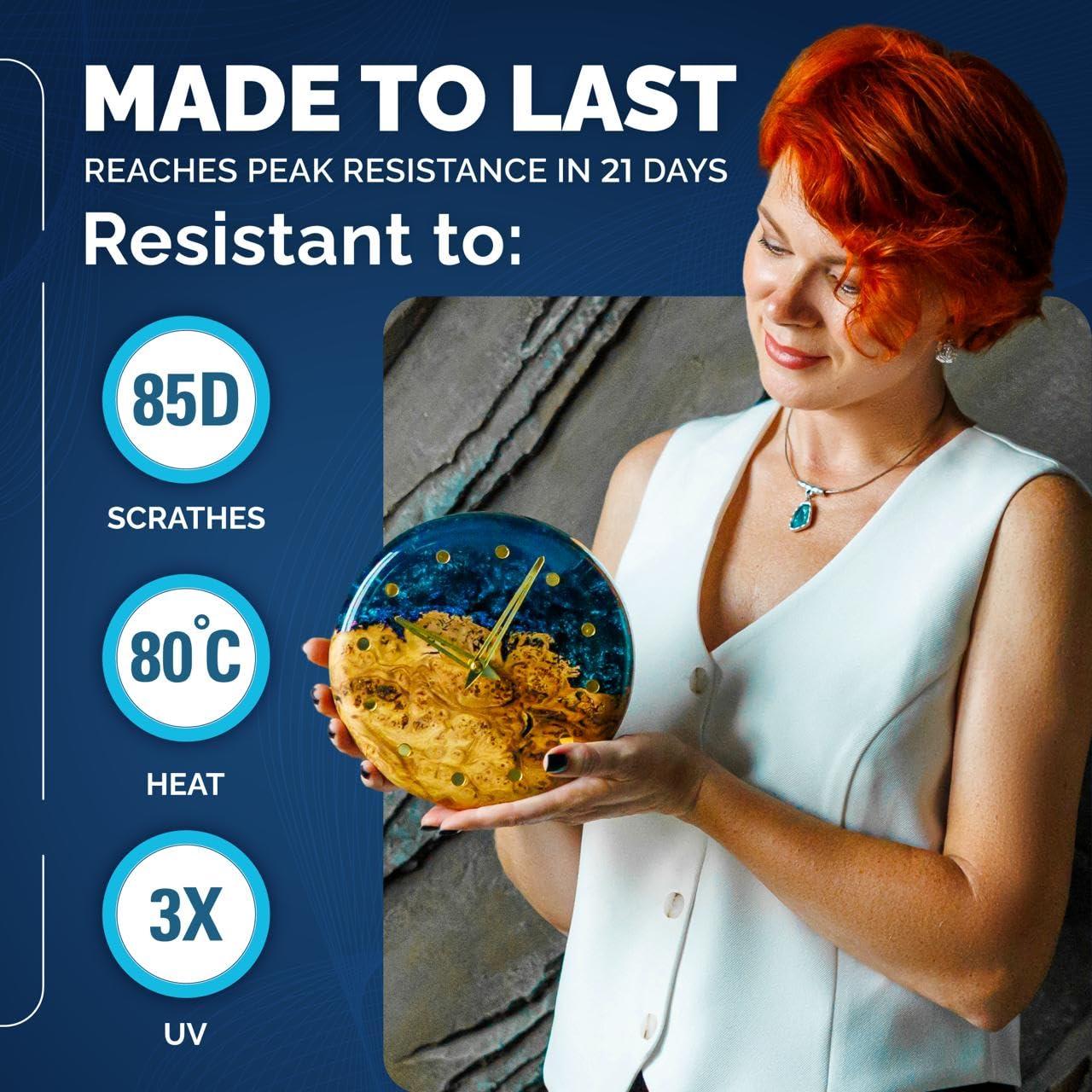 Kit de Resina Epóxica Craft Resin 51 Oz Vertido Profundo