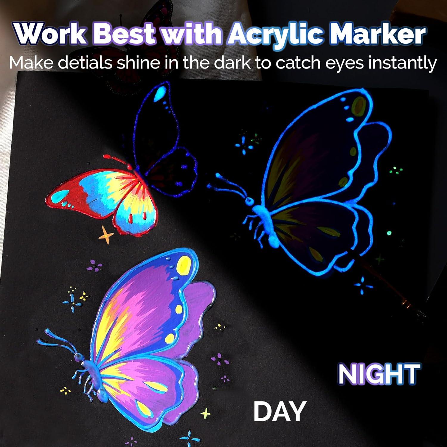 Set de Pintura Acrílica Fluorescente LET'S RESIN 14 Colores 60ml