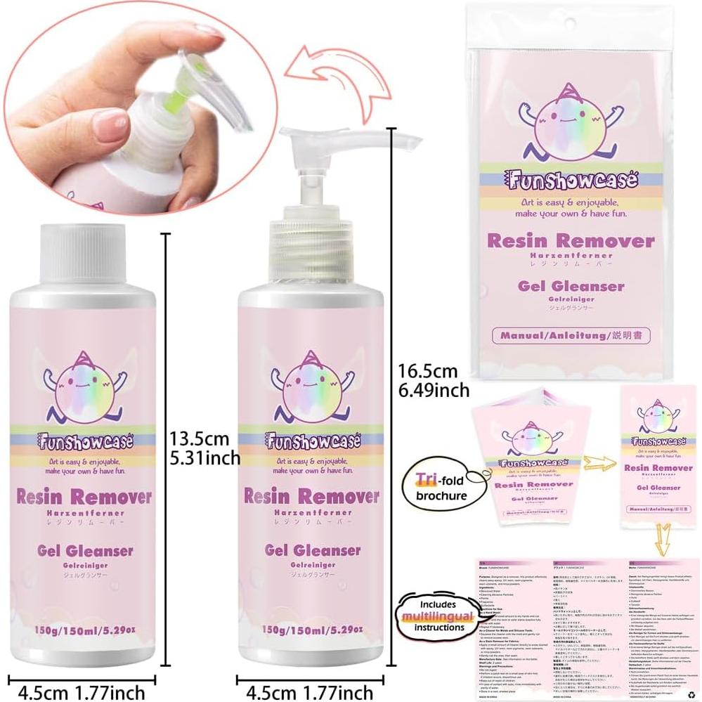 Limpiador de Resina FUNSHOWCASE 300ml Kit de Recarga